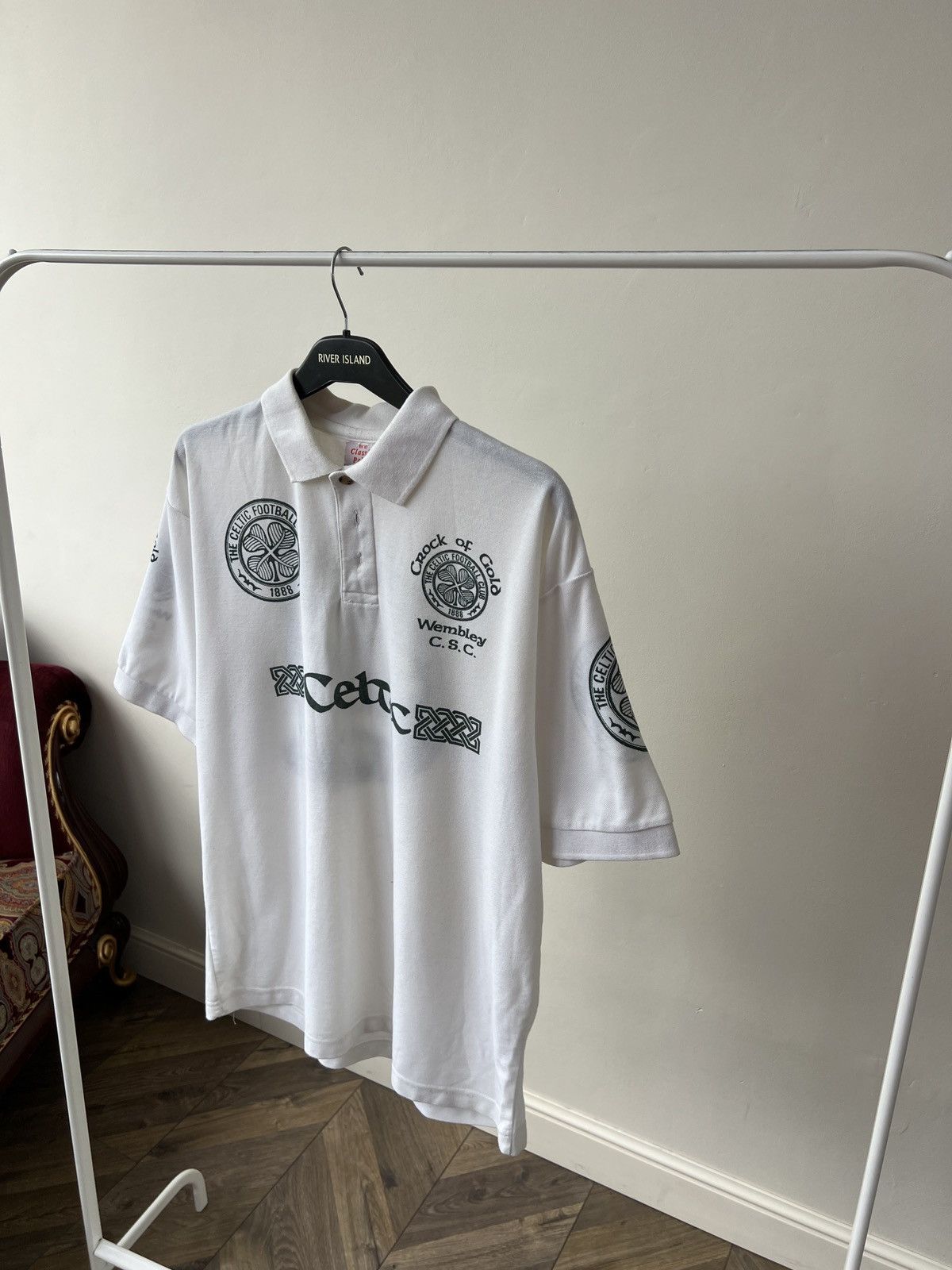 Other Vintage Celtic Retro Polo Soccer T-Shirt Size US L / EU 52-54 / 3 - 3 Thumbnail