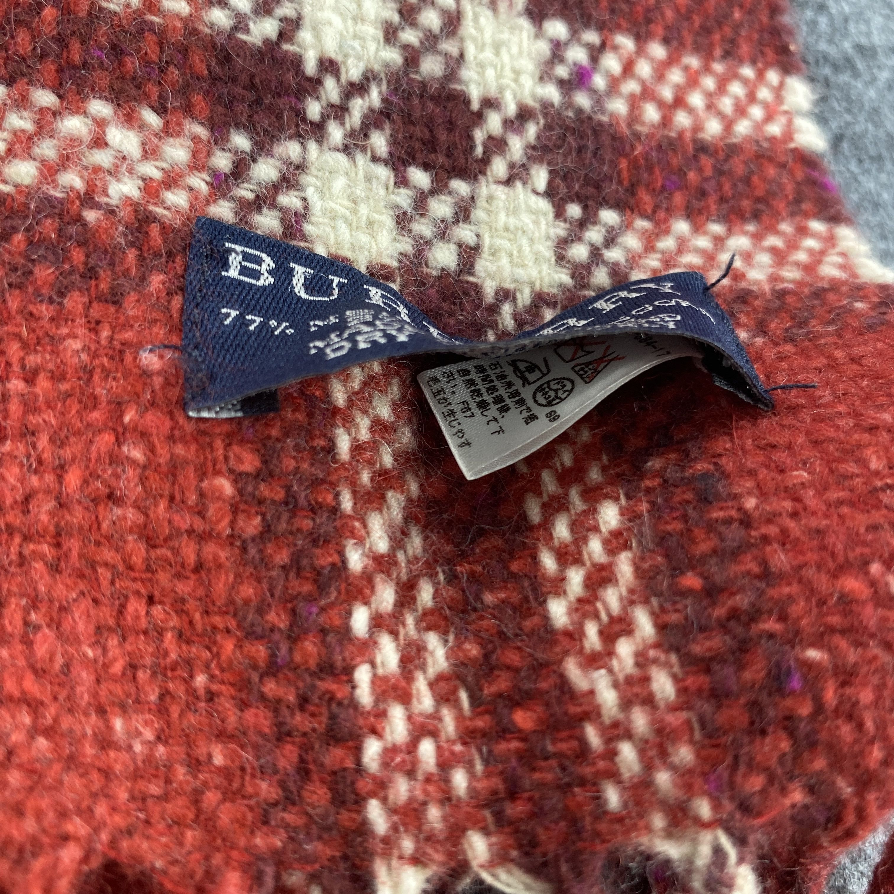Burberry × Vintage GF10670 Burberry Scarf Neck Wear Muffler Nova Check Size ONE SIZE - 5 Thumbnail