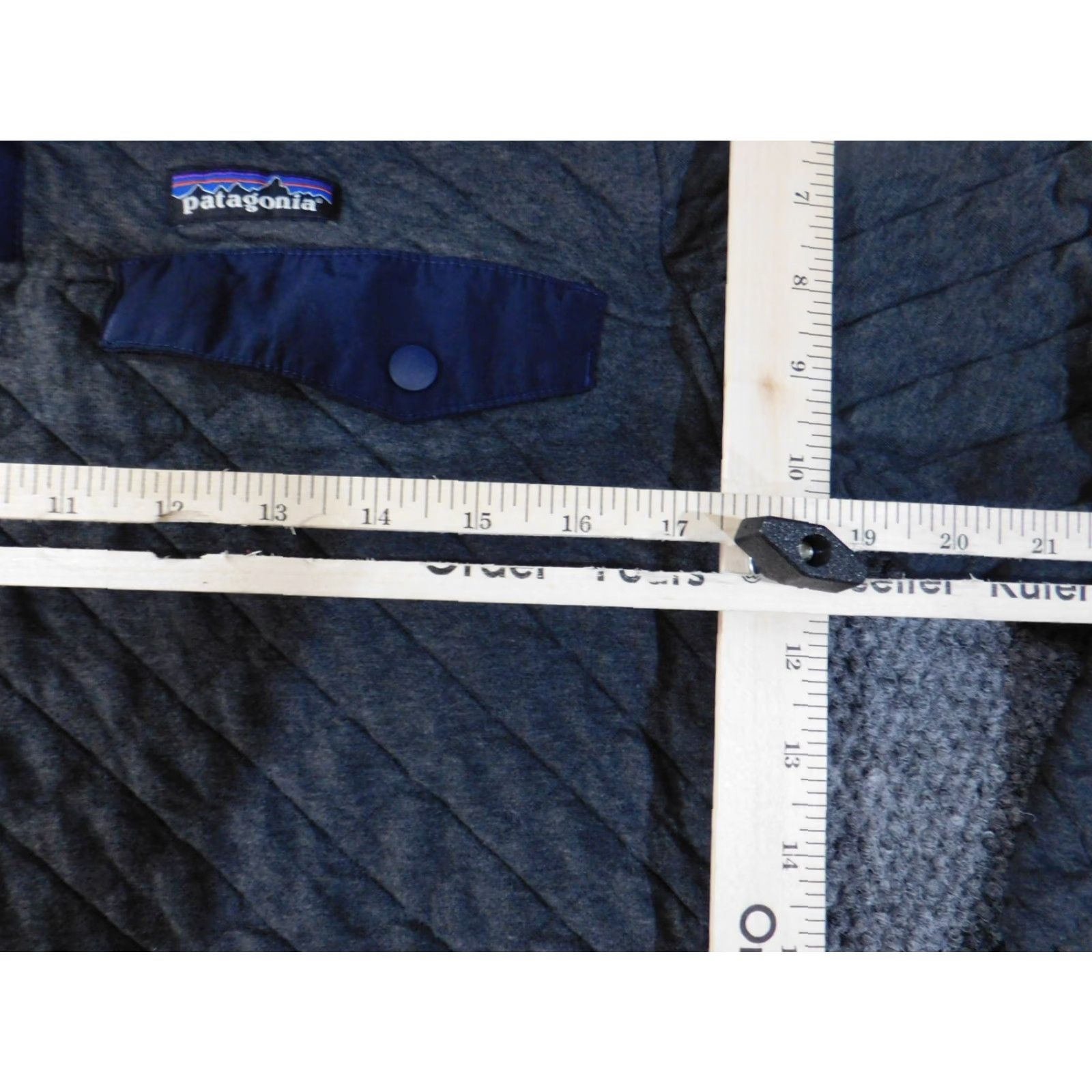 Patagonia Patagonia Sweater Women Small Gray Pullover Mock Neck Fleece Pockets Logo Stretch Outdoor Size S / US 4 / IT 40 - 6 Thumbnail