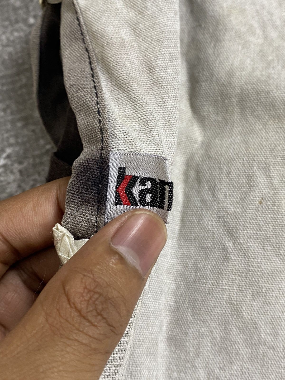 Kansai Yamamoto Vintage Kansai Yamamoto Faded Black Apron Size ONE SIZE - 8 Thumbnail