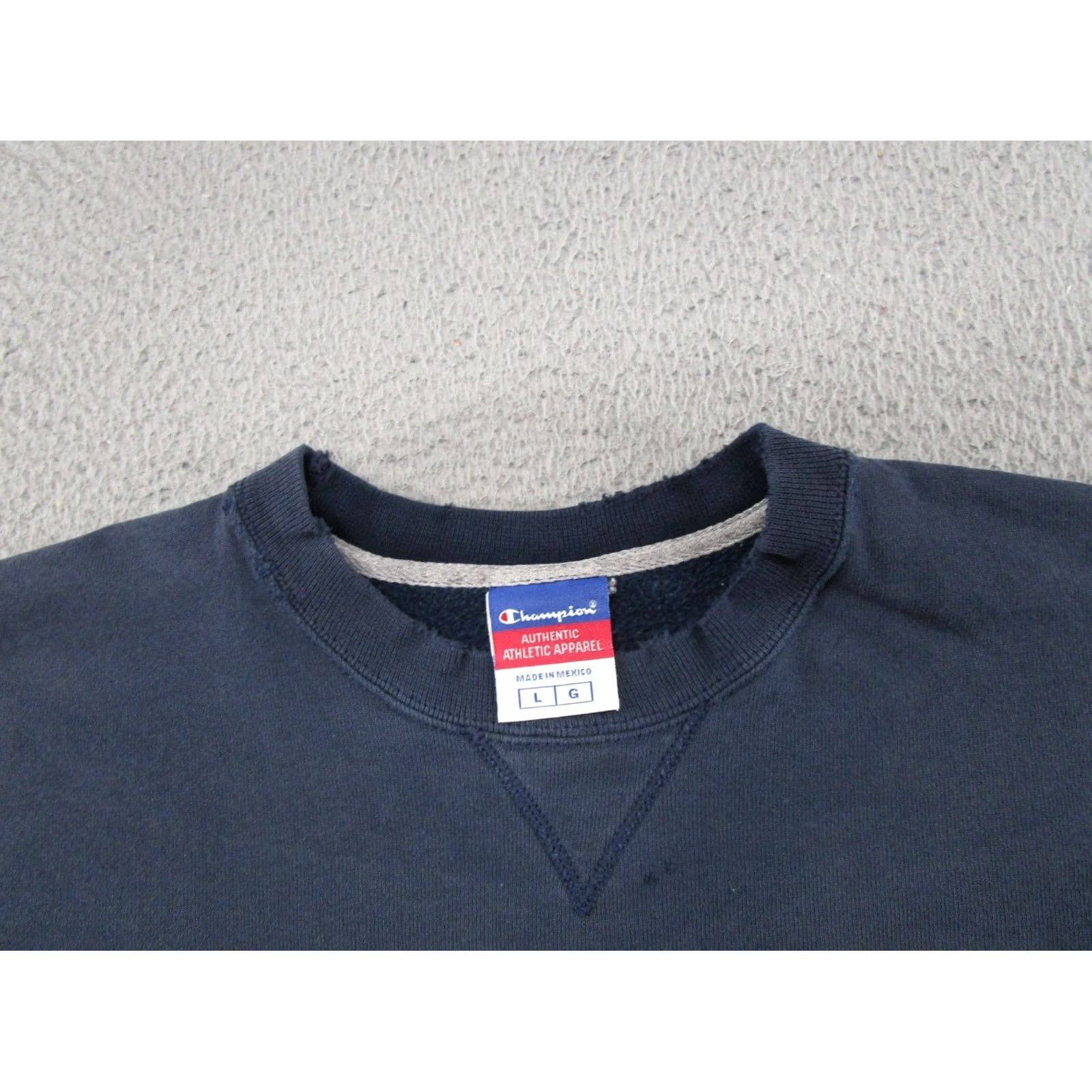 Champion VTG Champion Sweatshirt Crewneck L Blue Men's Size US L / EU 52-54 / 3 - 3 Thumbnail