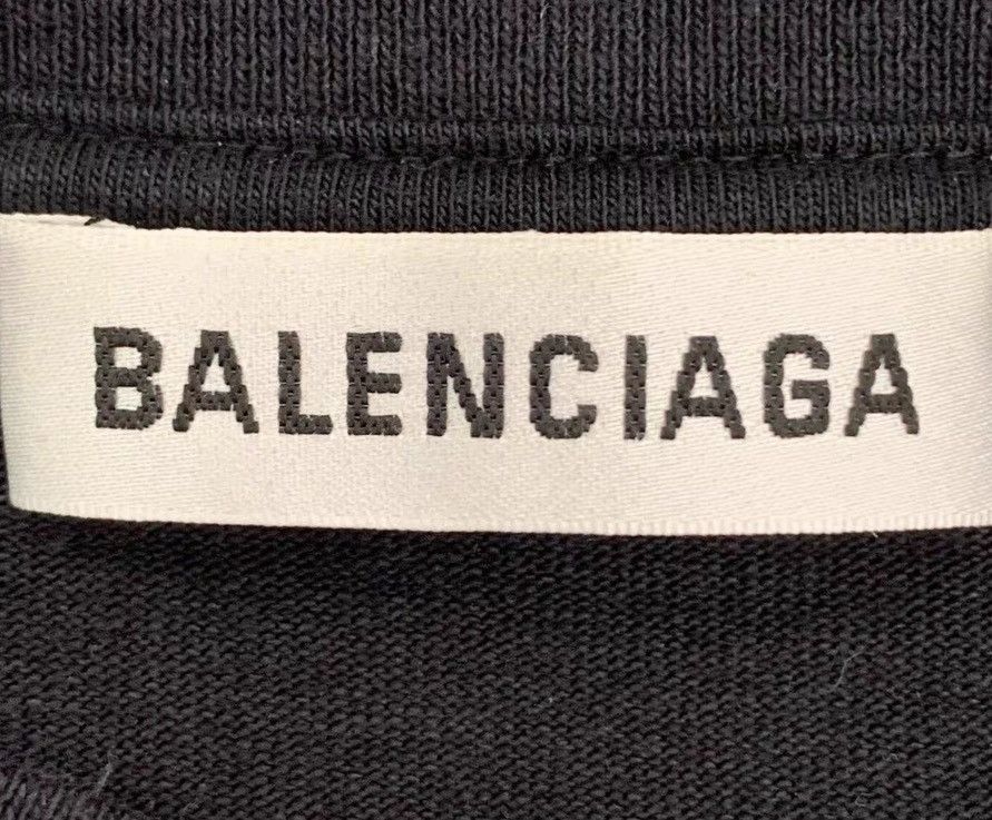 Balenciaga Balenciaga logo letter print round neck black cotton short Size US XS / EU 42 / 0 - 5 Thumbnail