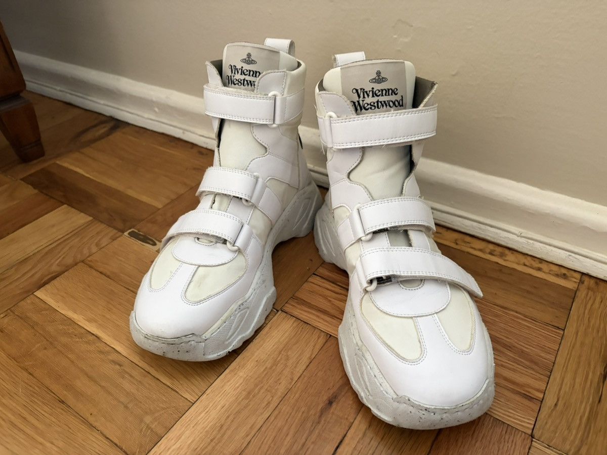 Vivienne Westwood Vivienne Westwood SS22 High-top Sneakers Velcro Runners Size US 10 / EU 43 - 3 Thumbnail
