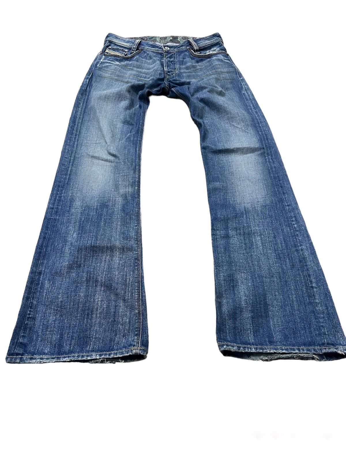 image of Vintage Diesel Industry Flare Bootcut in Blue, Men's (Size 30)