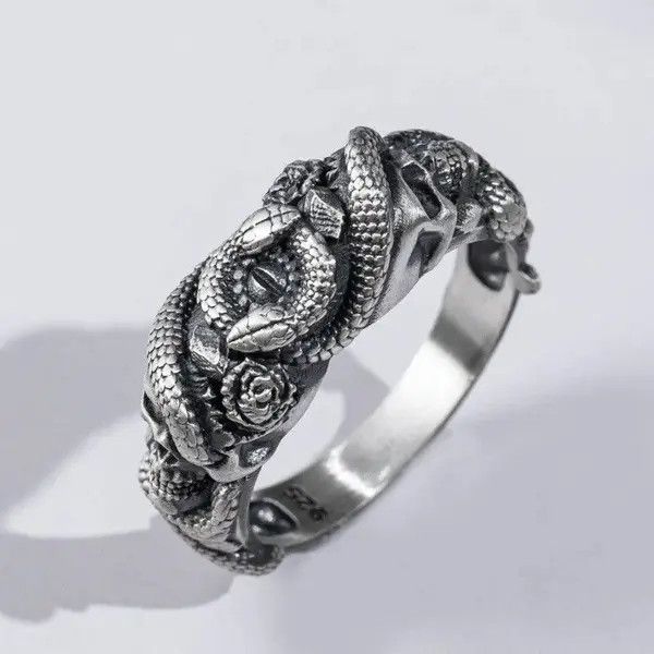 Jewelry Satan Ring ( Size 7 to 13 ) Size ONE SIZE - 2 Thumbnail