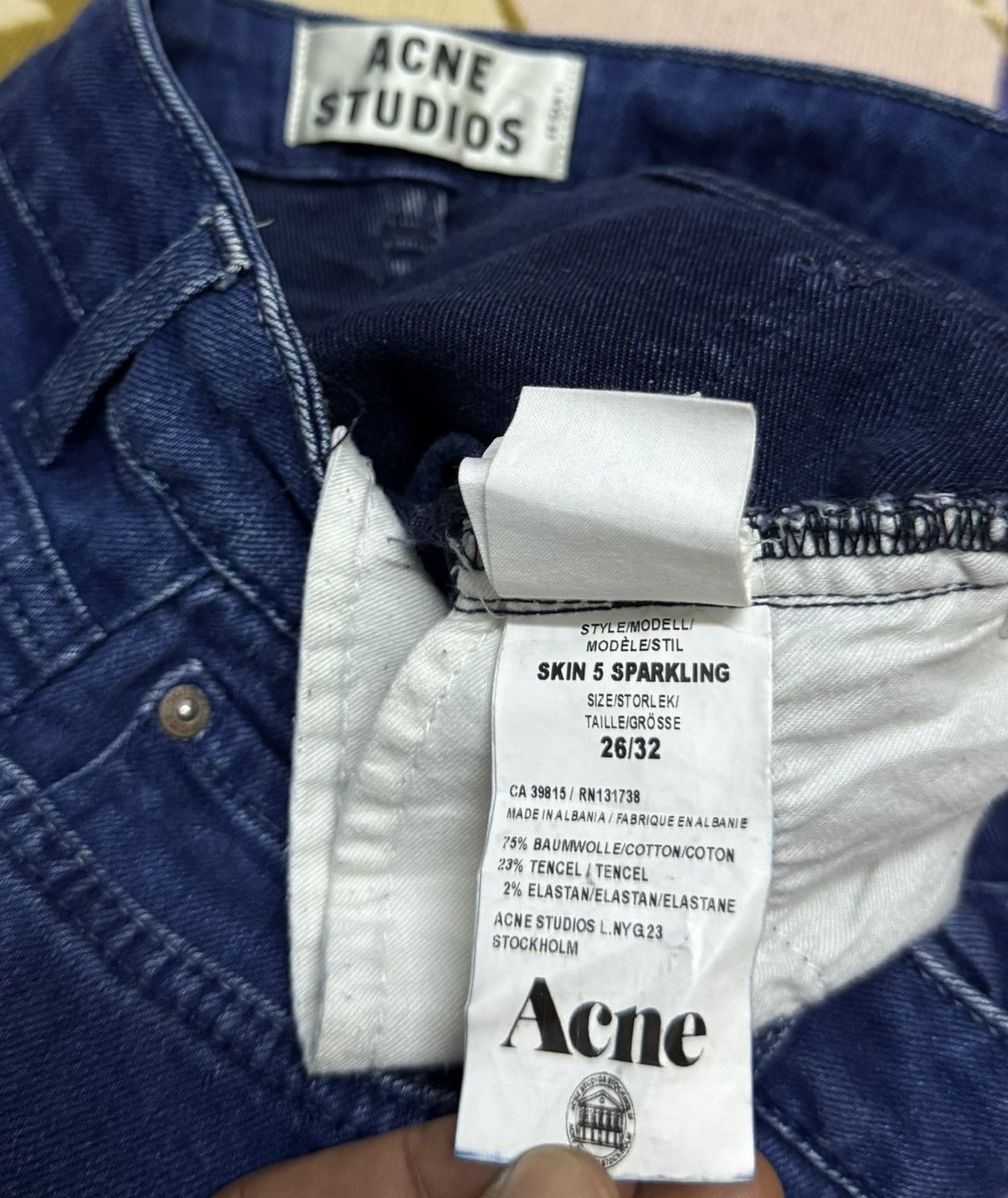 Acne Studios ACNE STUDIOS Made in Albania Soft Denim Size 27" / US 4 / IT 40 - 10 Thumbnail
