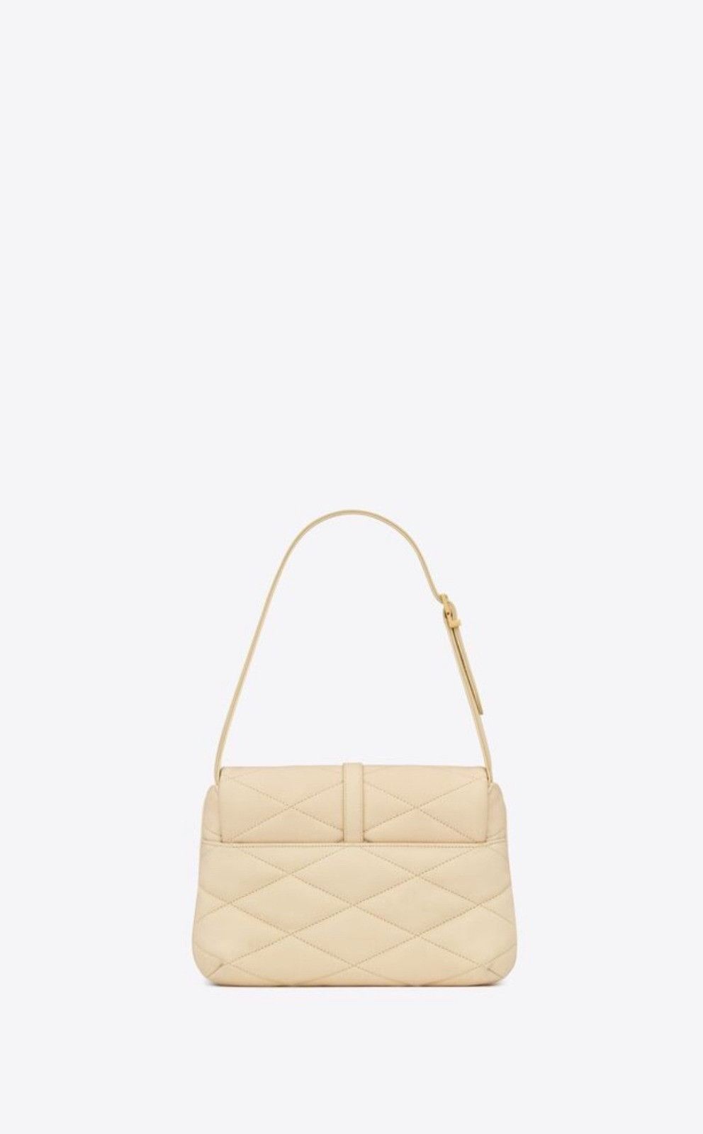 Saint Laurent Paris o1b1hav110824 Size: OS/ Hobo Quilted Bag in Beige Size ONE SIZE - 2 Thumbnail