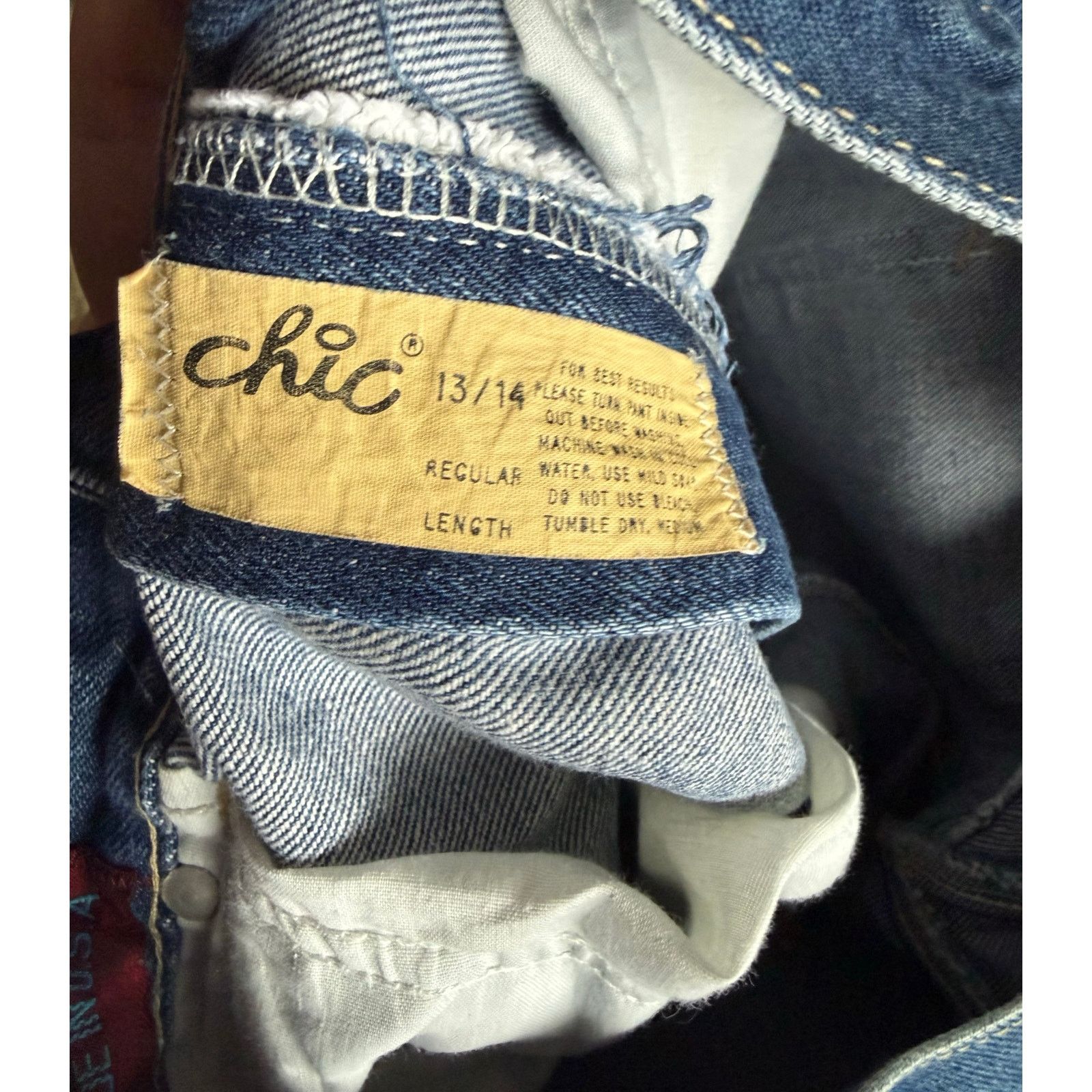 Vintage 80’s Chic High Waist Dark Wash Blue Mom Jeans 28X27 Small Size 28" / US 6 / IT 42 - 5 Thumbnail