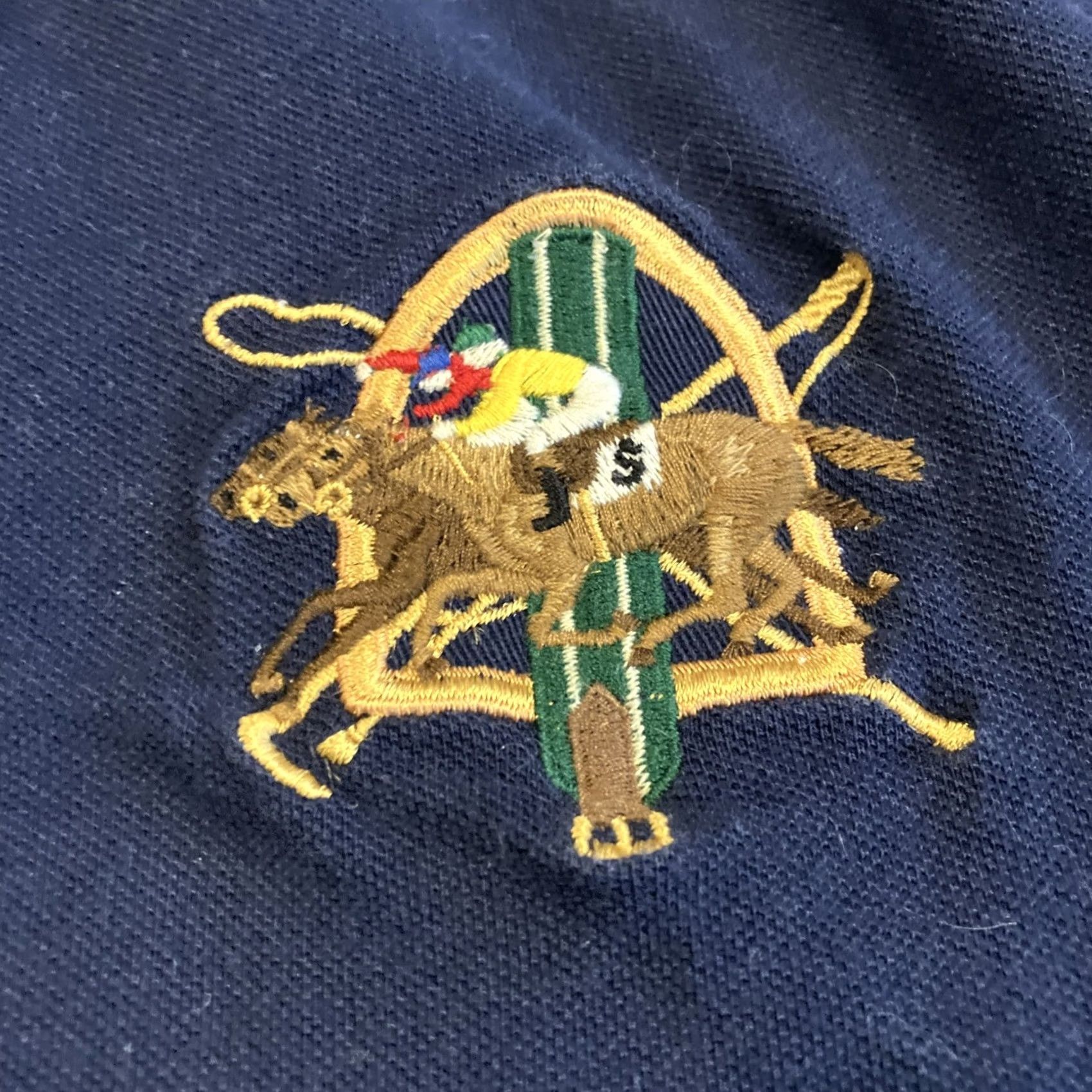 Polo Ralph Lauren Polo Ralph Lauren Golf Polo XL Blue Embroidered Equestrian Theme Men's Size US XL / EU 56 / 4 - 2 Thumbnail