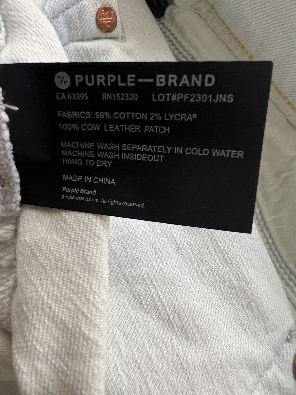 Purple × Purple Brand Purple Brand Jeans Men Straight Blue P005 $265 Size 34/32 Size US 34 / EU 50 - 8 Thumbnail