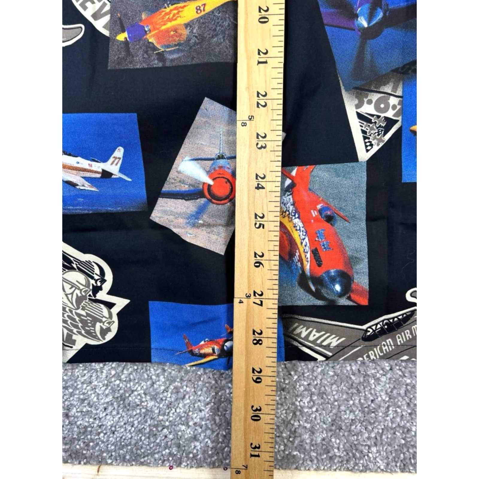 Reyn Spooner Reyn Spooner Shirt Mens Medium Black Blue Beige Airplane Cotton New Size US M / EU 48-50 / 2 - 8 Thumbnail