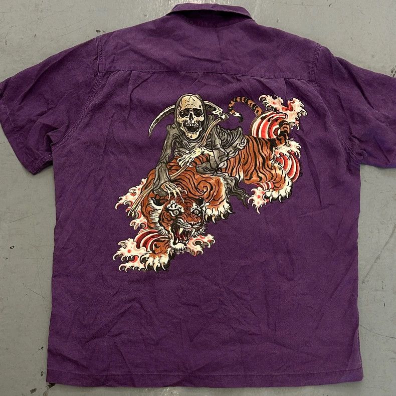 Wacko Maria Wacko Maria Guilty Parties Heavenly Tokyo Purple Short Sle Size US L / EU 52-54 / 3 - 6 Thumbnail