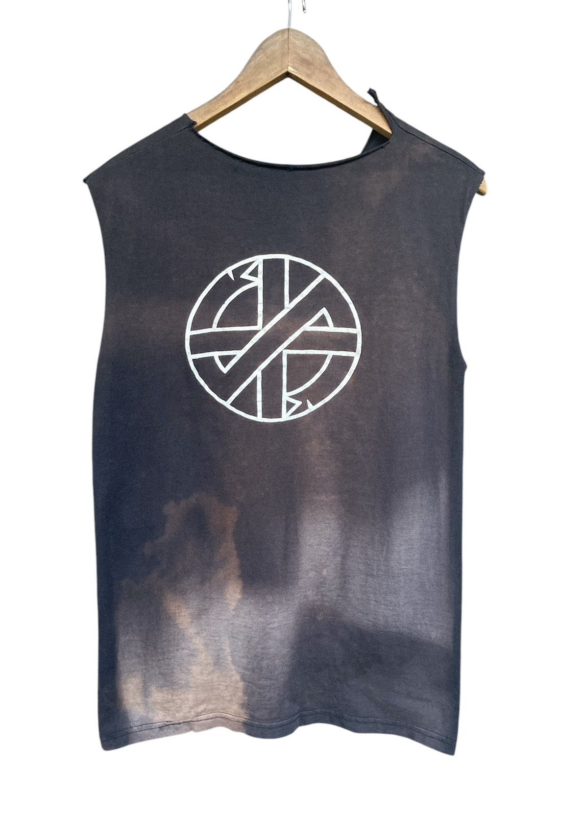 Band Tees Crass Acid Wash Sleeve Less Size US S / EU 44-46 / 1 - 2 Thumbnail