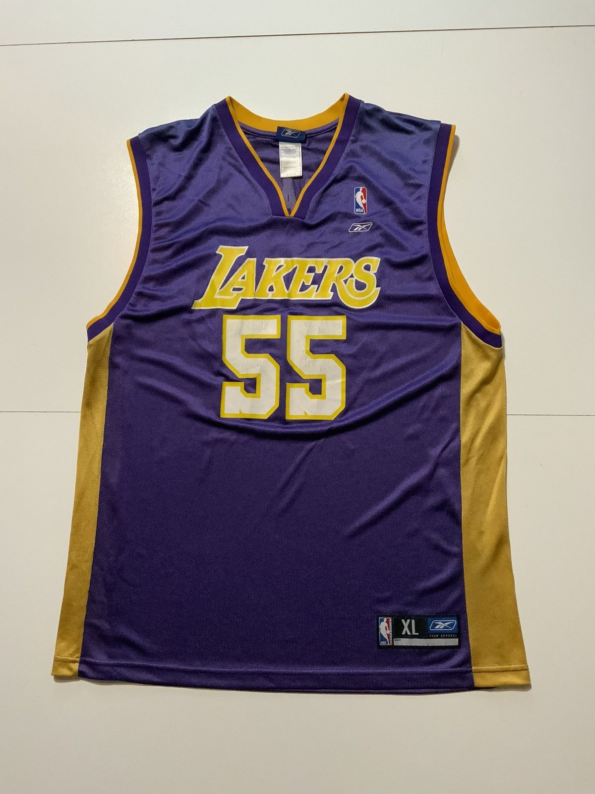 NBA × Reebok Los Angeles Lakers Brian Grant NBA #55 NBA Basketball Jersey Size US XL / EU 56 / 4 - 1 Thumbnail