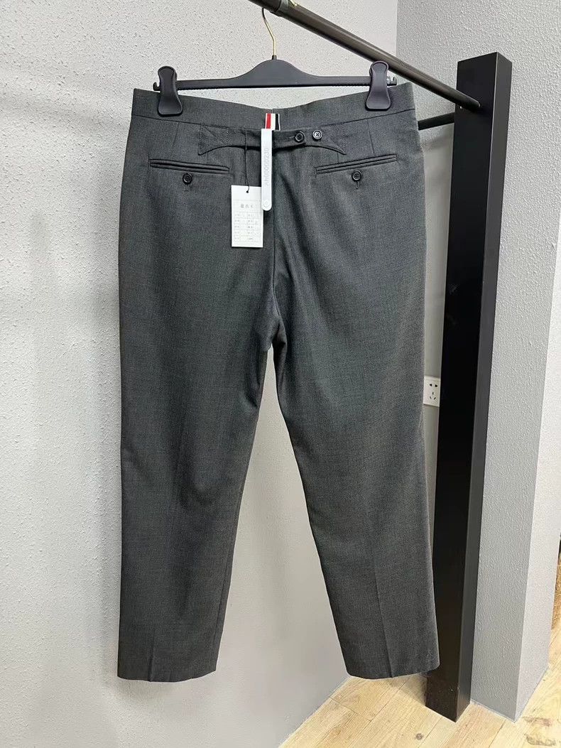 Thom Browne Thom BrowneGray wool suit pants 2503-Nextarrow Size US 30 / EU 46 - 2 Thumbnail