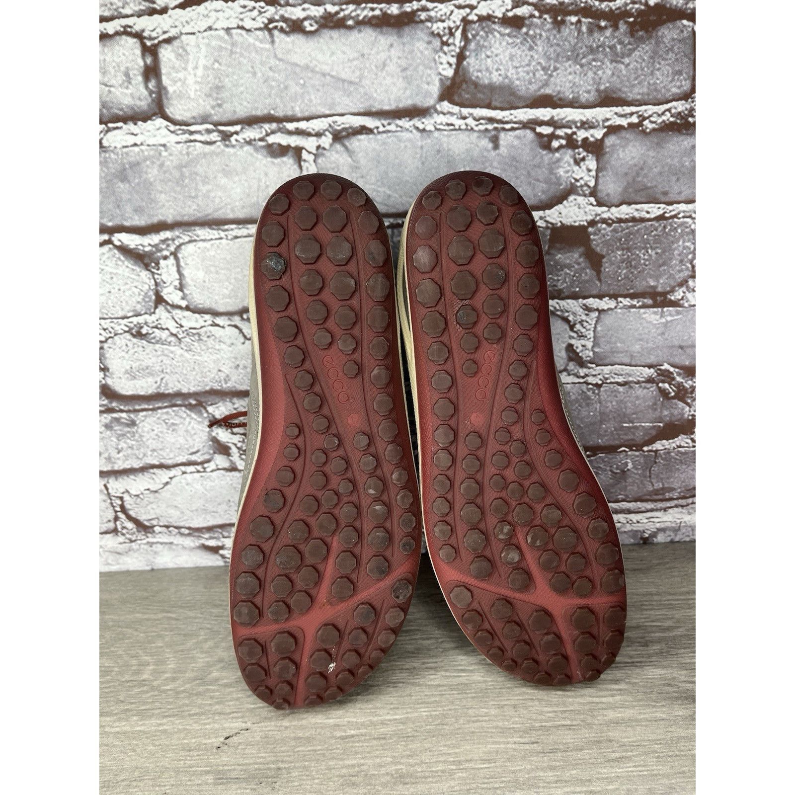 Ecco ECCO Biom Yak Gray Nubuck Leather Spike Less Golf Shoes Wome Size US 10.5 / IT 40.5 - 13 Thumbnail