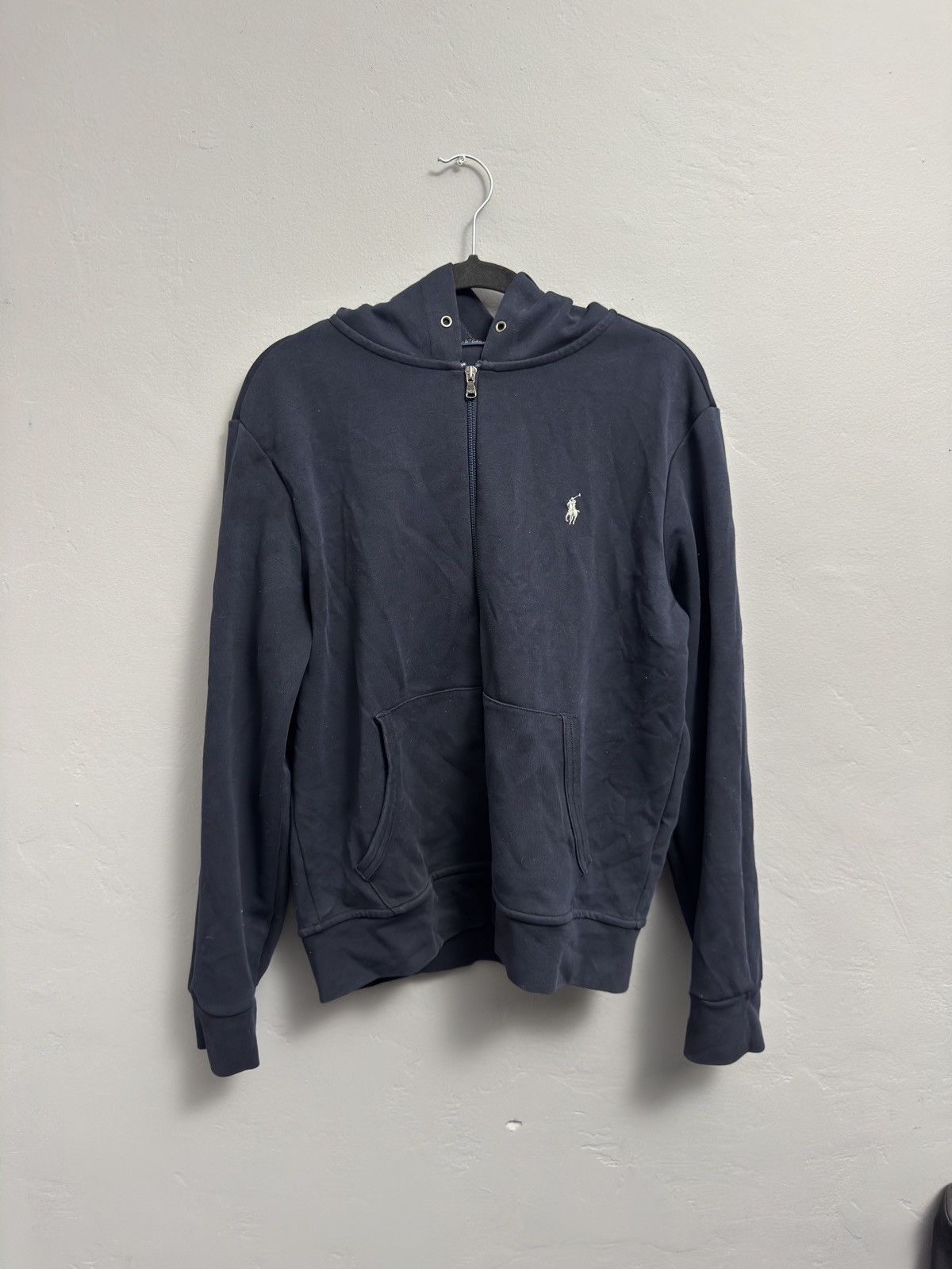 Polo Ralph Lauren Polo Ralph Lauren Fly-Knit Fleece Hoodie (Navy Blue) Size US M / EU 48-50 / 2 - 1 Thumbnail
