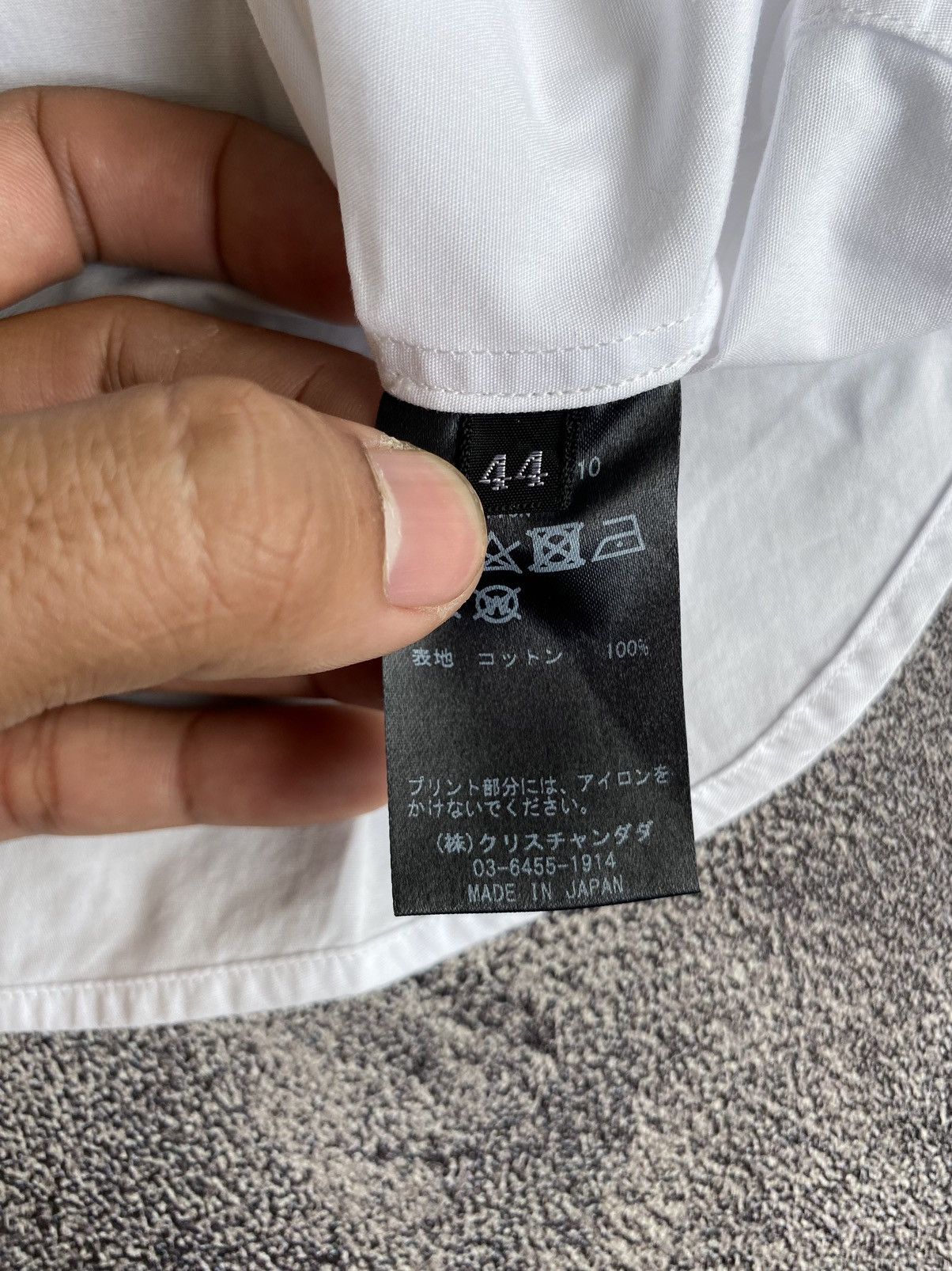 Japanese Brand Christian Dada Signal Noise Shirt Size US L / EU 52-54 / 3 - 10 Thumbnail
