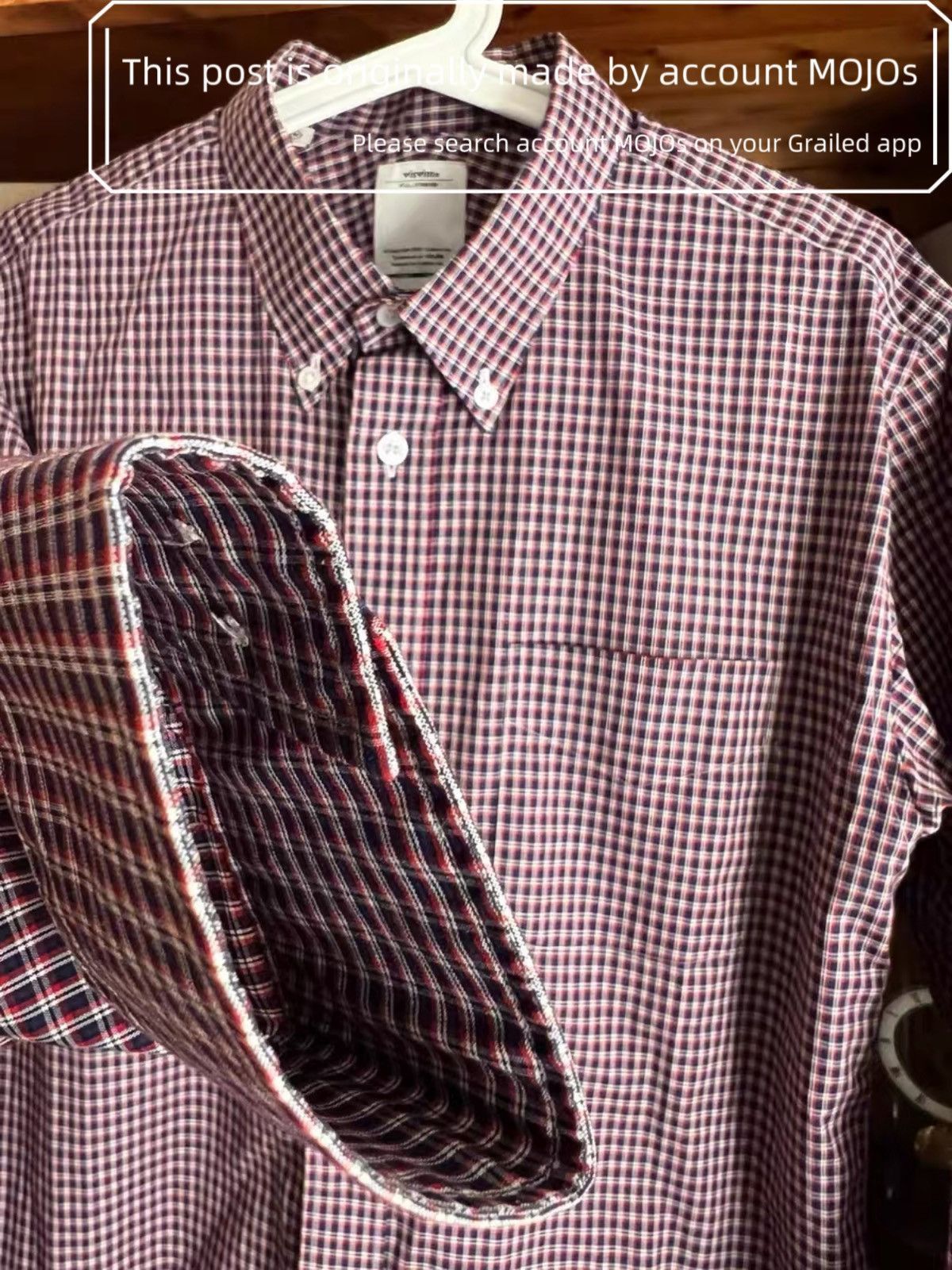 Visvim Sz M Visvim Early Period Vintage Plaid Shirt mojos431 Size US M / EU 48-50 / 2 - 4 Thumbnail