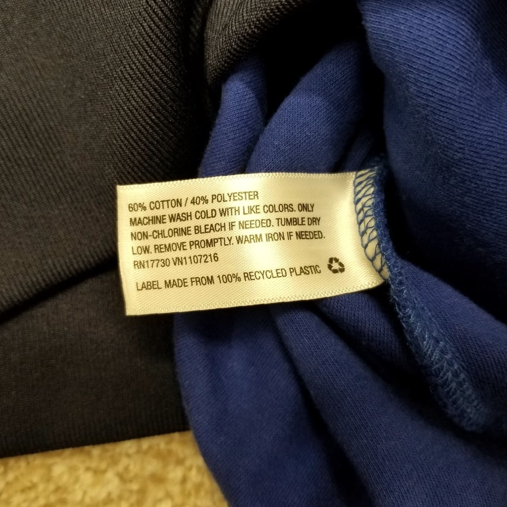 Vintage Goodfellow Jacket Mens S Blue Black Performance Stretch Full Zip Athletic Track Jacket Blended Breathable Pockets Cross Training Running Mens Size US S / EU 44-46 / 1 - 6 Thumbnail