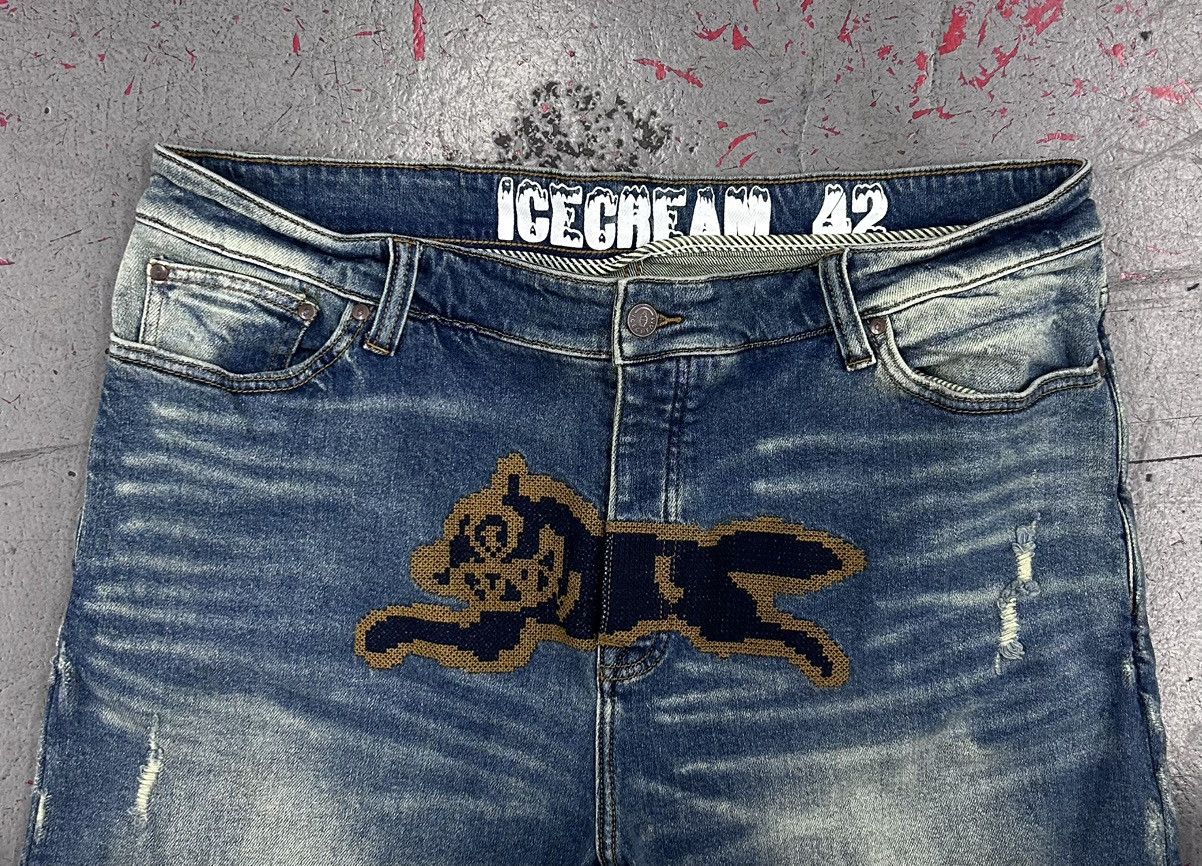 Icecream Icecream Stitched Skinny Custard Jeans Size 42 Size US 42 / EU 58 - 1 Thumbnail