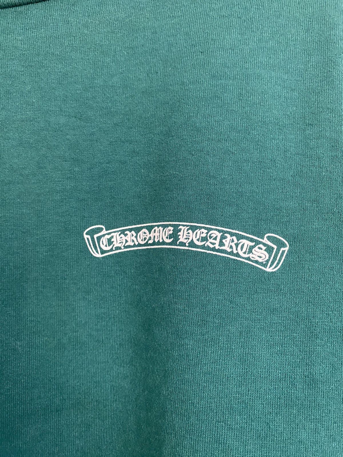 Chrome Hearts Chrome Hearts Teal Green Japan F&F Exclusive T-Shirt Size US L / EU 52-54 / 3 - 3 Thumbnail