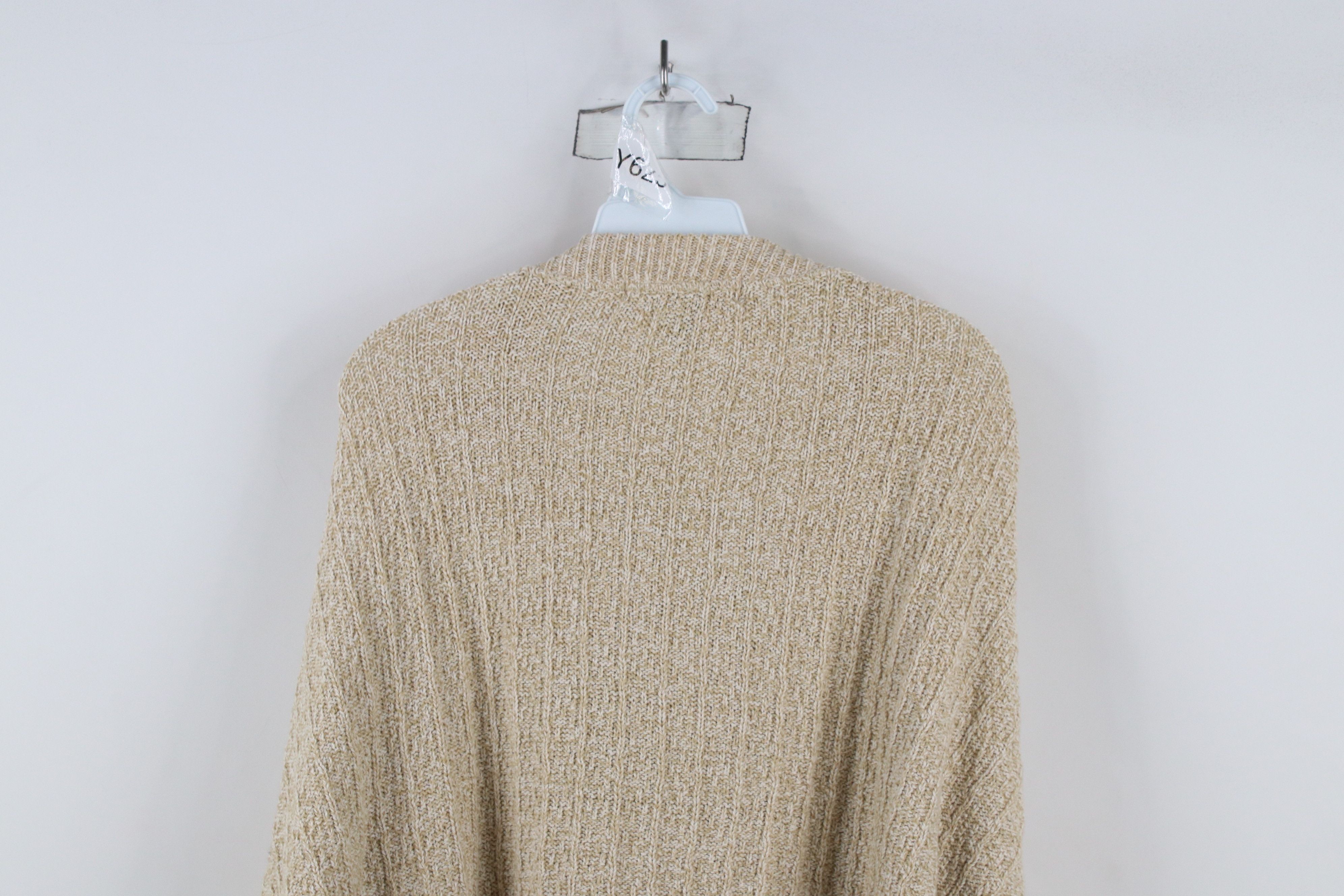 Vintage Vintage 90s Streetwear Ribbed Knit Henley Sweater USA Size US XL / EU 56 / 4 - 9 Thumbnail