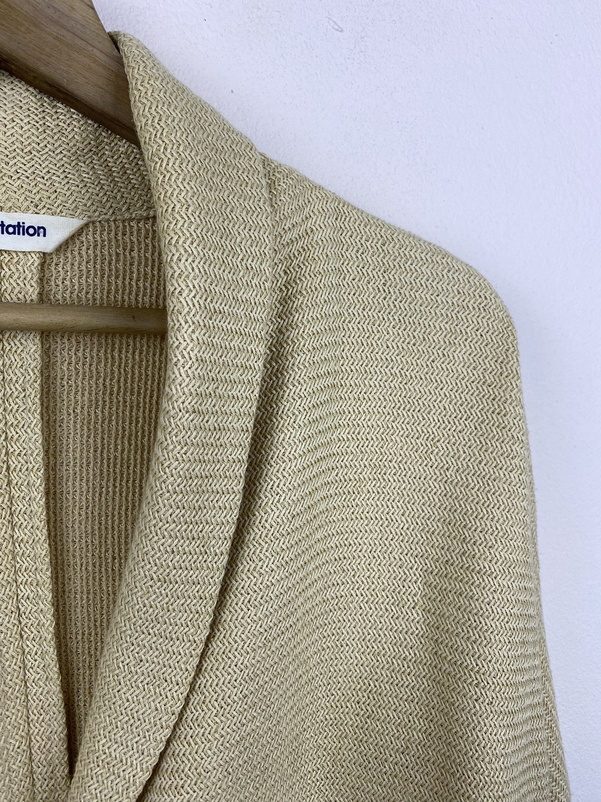 Issey Miyake 🔥RARE🔥 Plantation by ISSEY MIYAKE Woven Cardigan Size M / US 6-8 / IT 42-44 - 5 Thumbnail