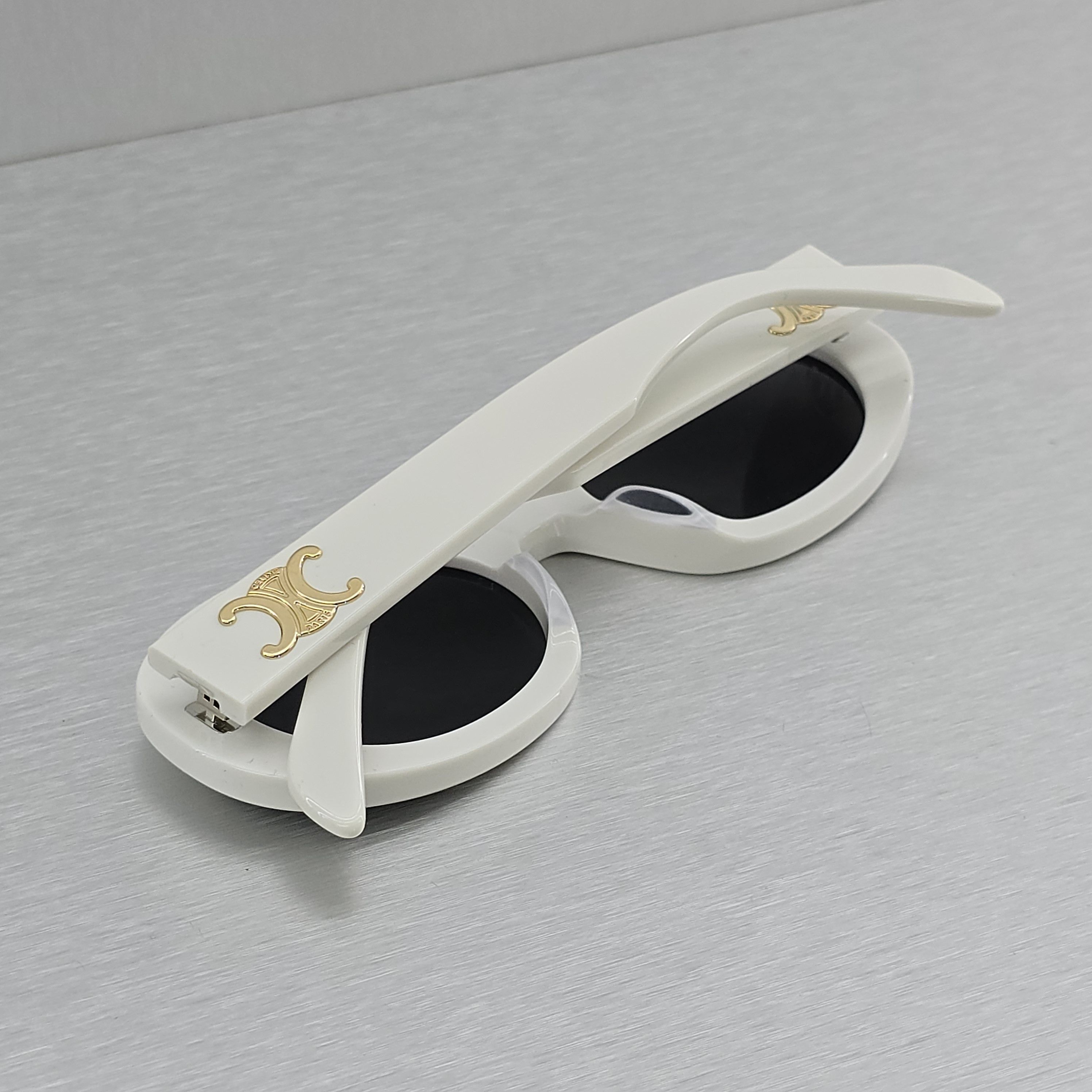 Celine CELINE Oval Sunglasses WHITE Size ONE SIZE - 1 Thumbnail