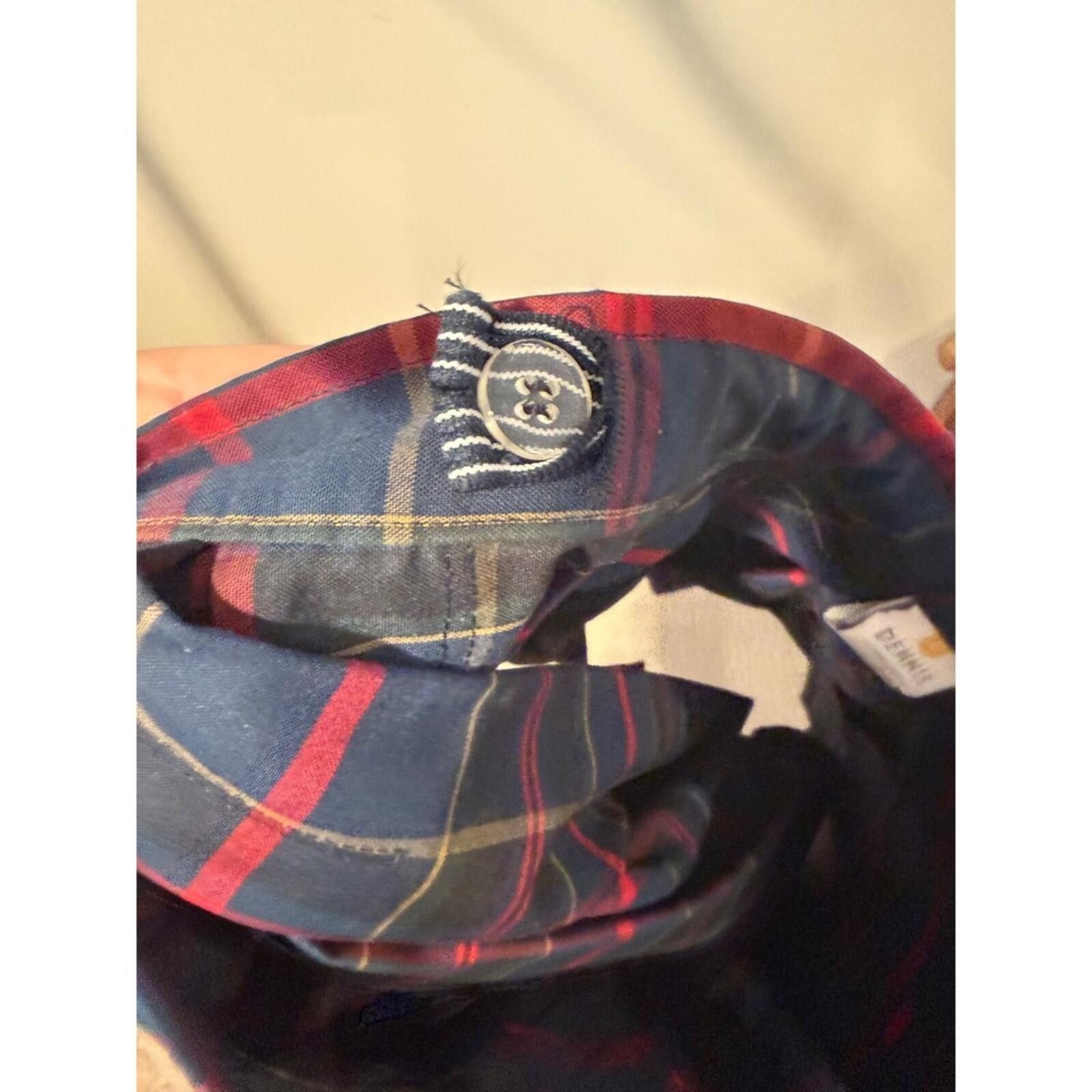 Other Dennis Uniform Navy Blue Plaid Pleated Skirt Size 10 USA Size 32" / US 10 / IT 46 - 8 Thumbnail