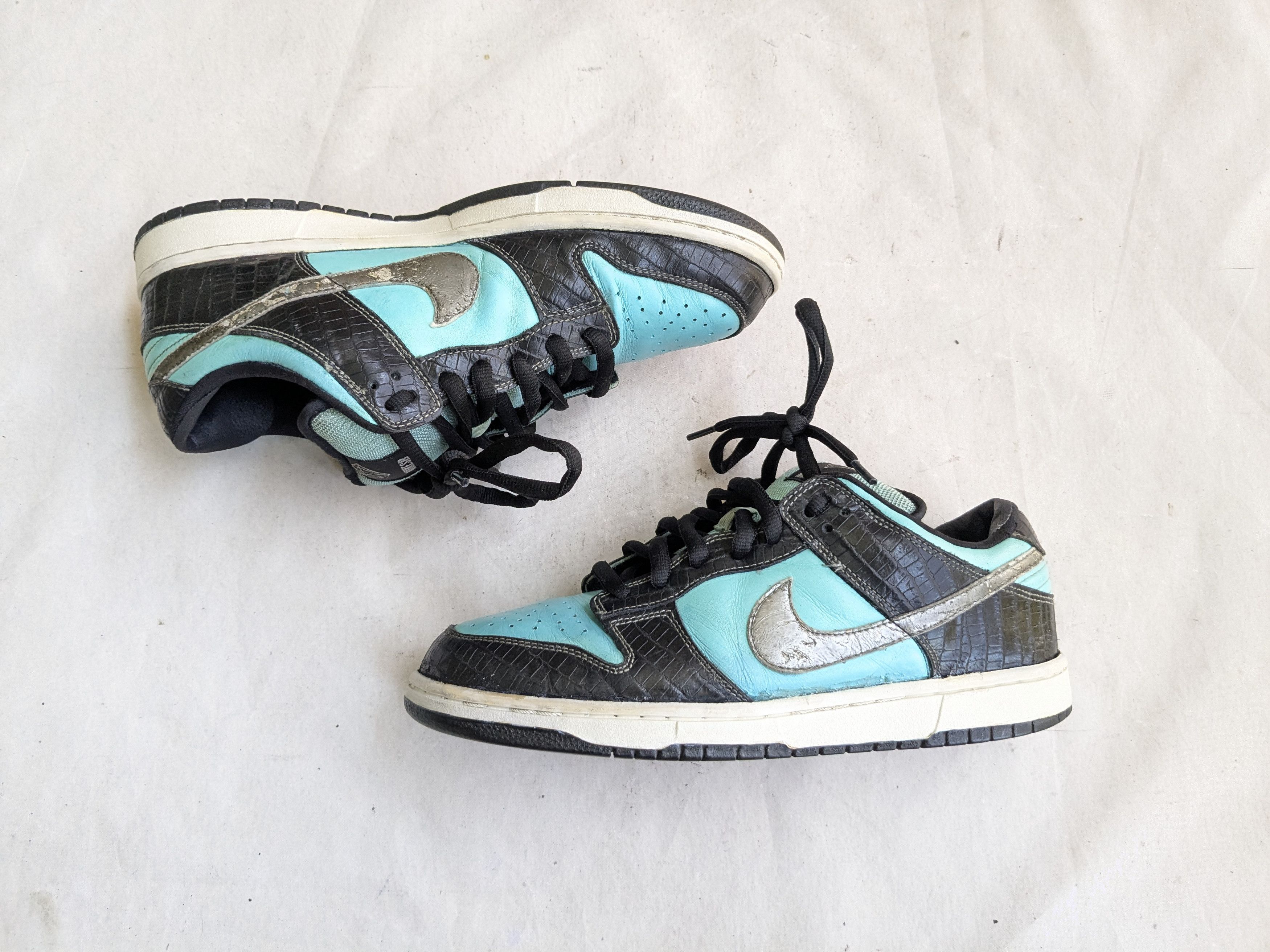 Nike Nike SB Dunk Low Pro x Diamond Supply Co. Tiffany 11 Size US 11 / EU 44 - 4 Thumbnail