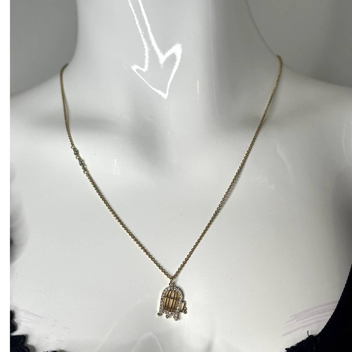 Swarovski Swarovski LOONEY TUNES TWEETY'S CAGE NECKLACE Size ONE SIZE - 2 Thumbnail