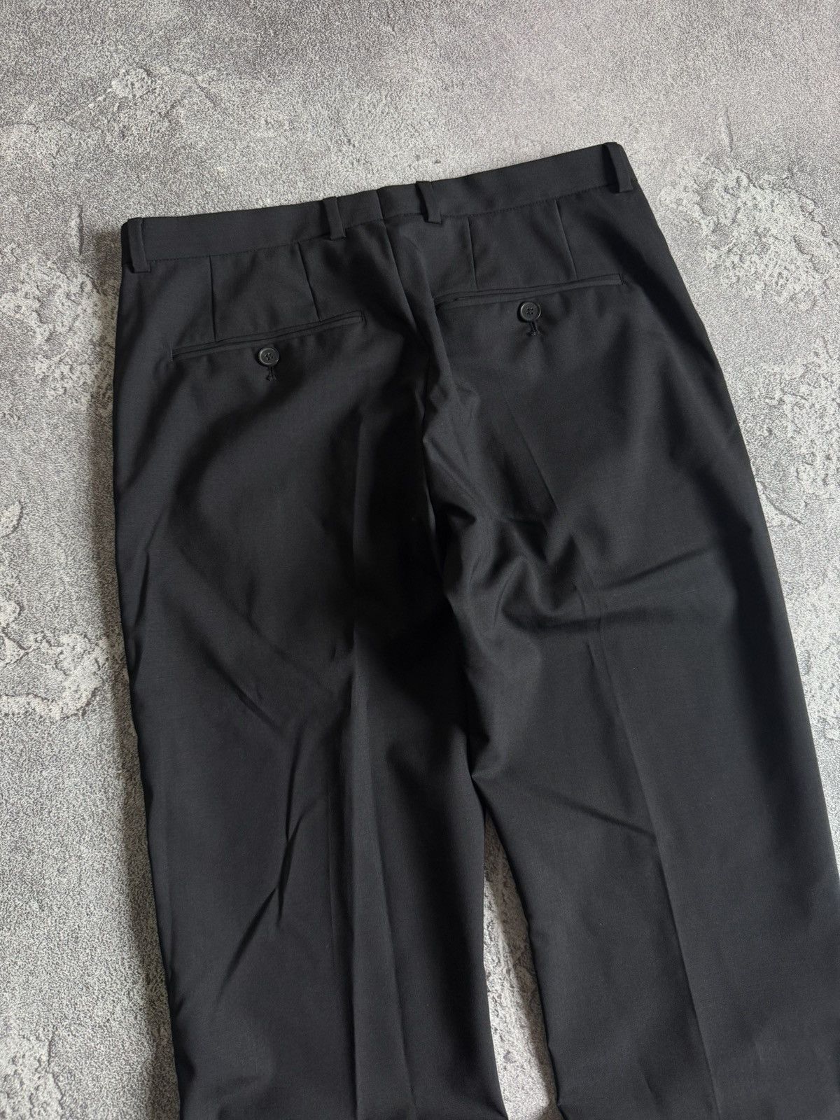 Designer × Hugo × Hugo Boss Hugo Boss IT44/US34R suit black blazer + pants trousers Size 34R - 19 Thumbnail