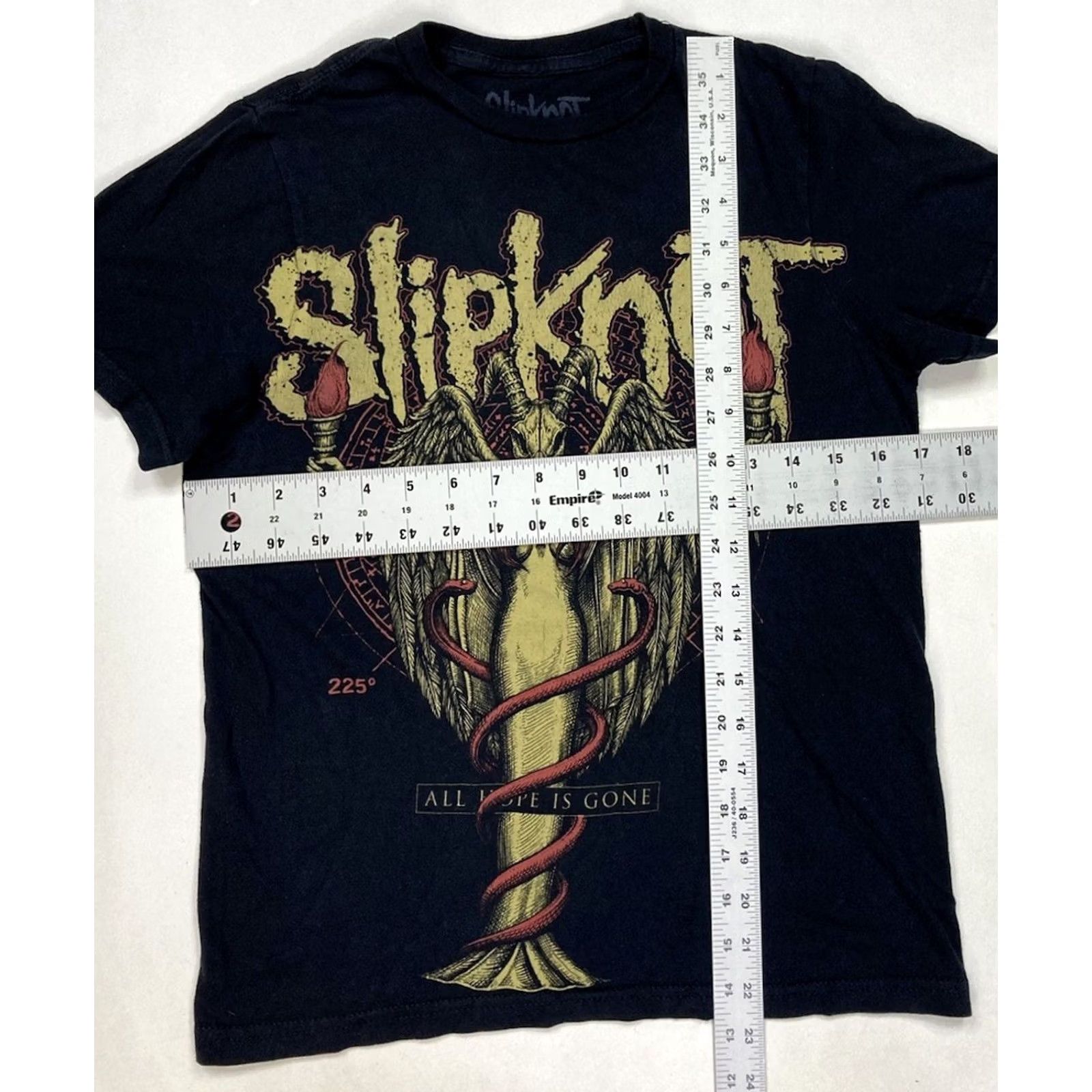 Hope Slipknot T-Shirt Women Small Black Short Sleeve Crew Neck Pullover Casual Music All Season Comfortable Cotton Shirt XS? Size S / US 4 / IT 40 - 6 Thumbnail