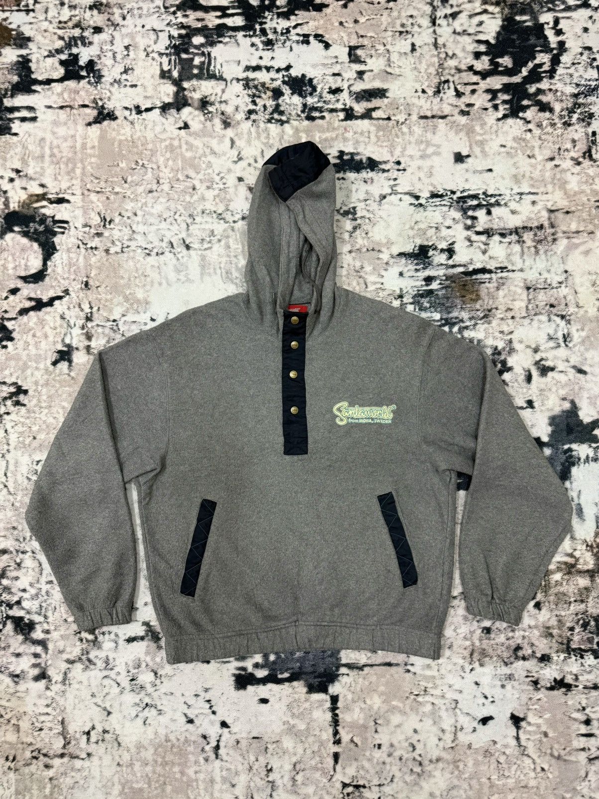 Cartoon Network × Japanese Brand × Vintage Vintage Santaworld Pullover Fleece Halfbitton Jacket Hoodie Size US L / EU 52-54 / 3 - 3 Thumbnail