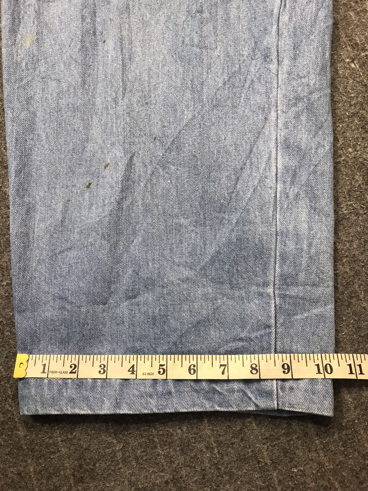 Japanese Brand 90s Bee Bell Indigo Denim Baggy Embroidery Doraemon Patches Size 34" / US 12 / IT 48 - 12 Thumbnail