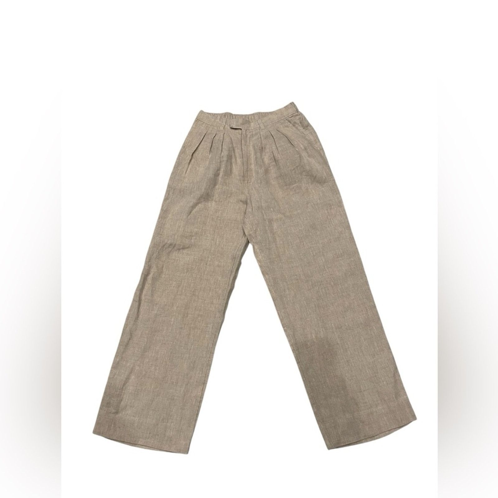Other Posse Women's Tan linen Pant Size:S Size 28" / US 6 / IT 42 - 2 Thumbnail