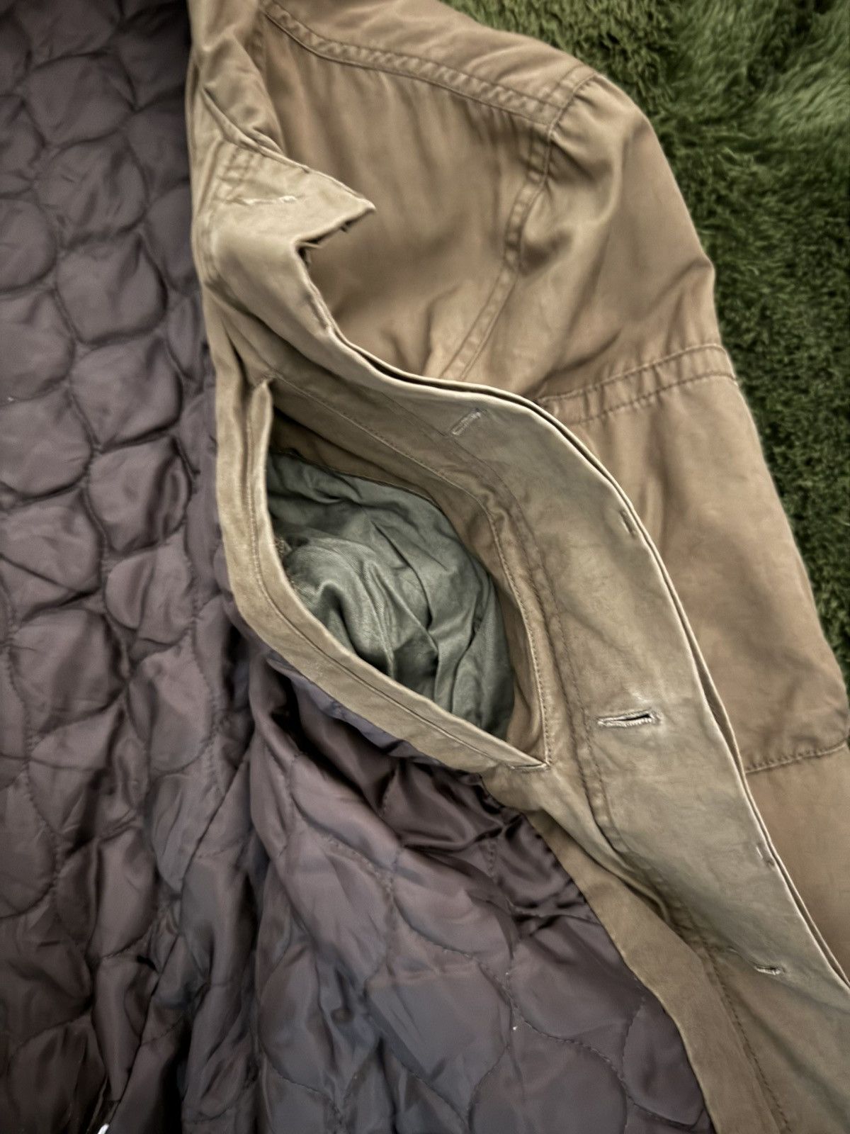 United Arrows [L] United Arrows Beauty & Youth Cotton Quilted Jacket Brown Size US L / EU 52-54 / 3 - 9 Thumbnail