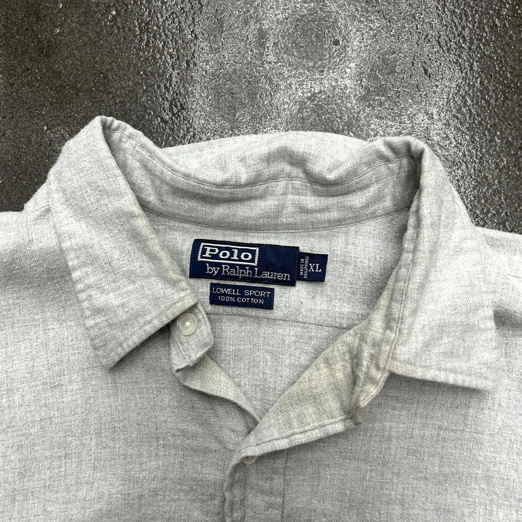 Polo Ralph Lauren Polo Ralph Lauren Shirt Mens XL Gray Cotton Button Down Casual Lowell Sport Size US XL / EU 56 / 4 - 3 Thumbnail