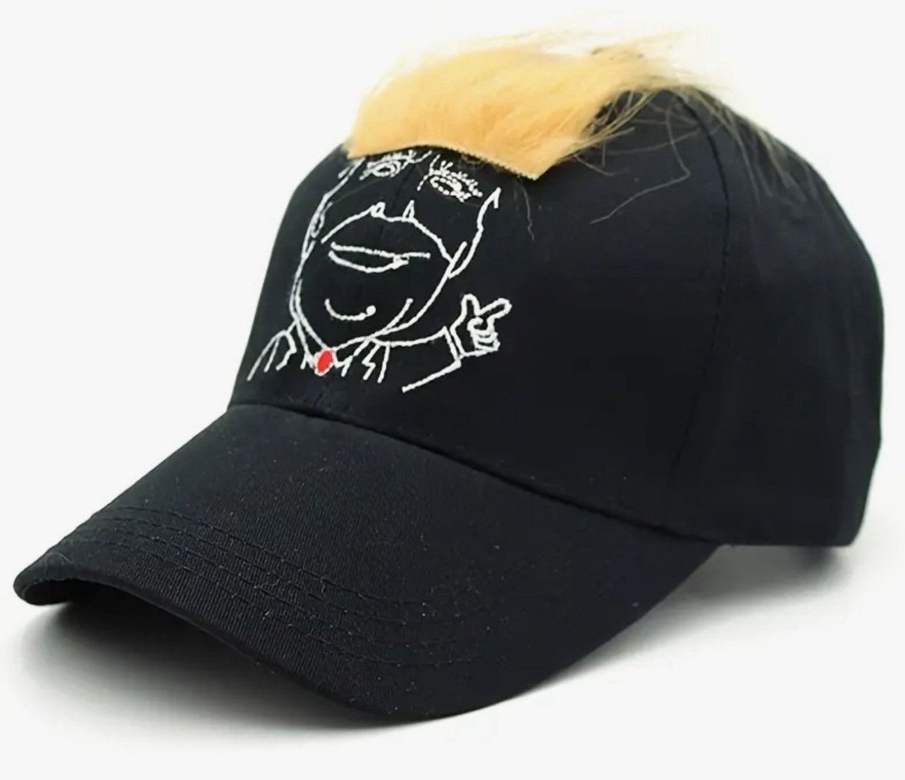 Other New President Donald Trump Hair 2024 MAGA Cap Hat Unisex Size ONE SIZE - 3 Thumbnail