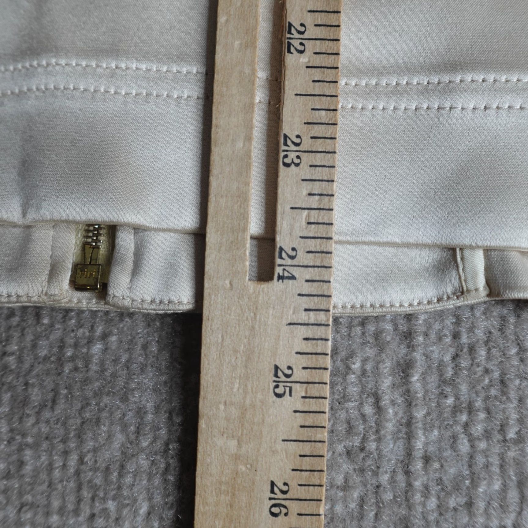 St. John St. John Womens Jacket Medium Beige Gold Solid Windberaker Size M / US 6-8 / IT 42-44 - 5 Thumbnail