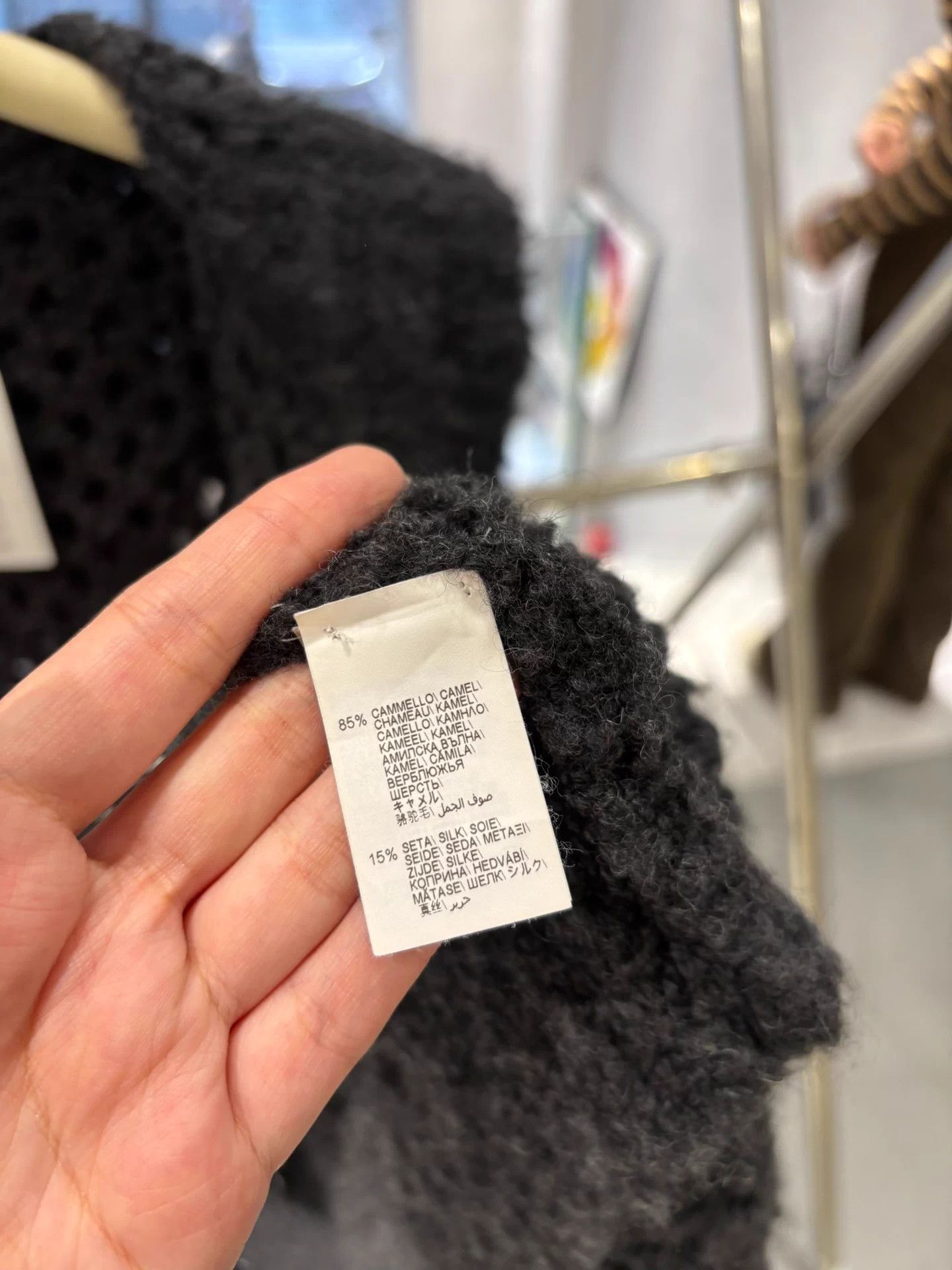 Brunello Cucinelli Brunello Cucinelli Gray Black Lace Hooded Jacket Deadstock Size ONE SIZE - 5 Thumbnail