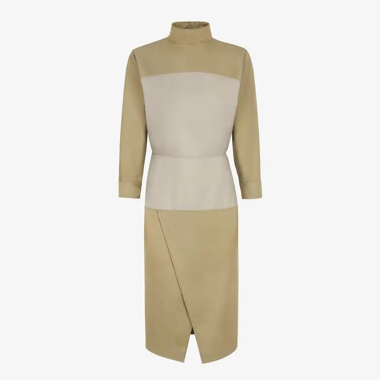 Fendi o1s1wg110326 Dress in Beige Size S / US 4 / IT 40 - 1 Thumbnail