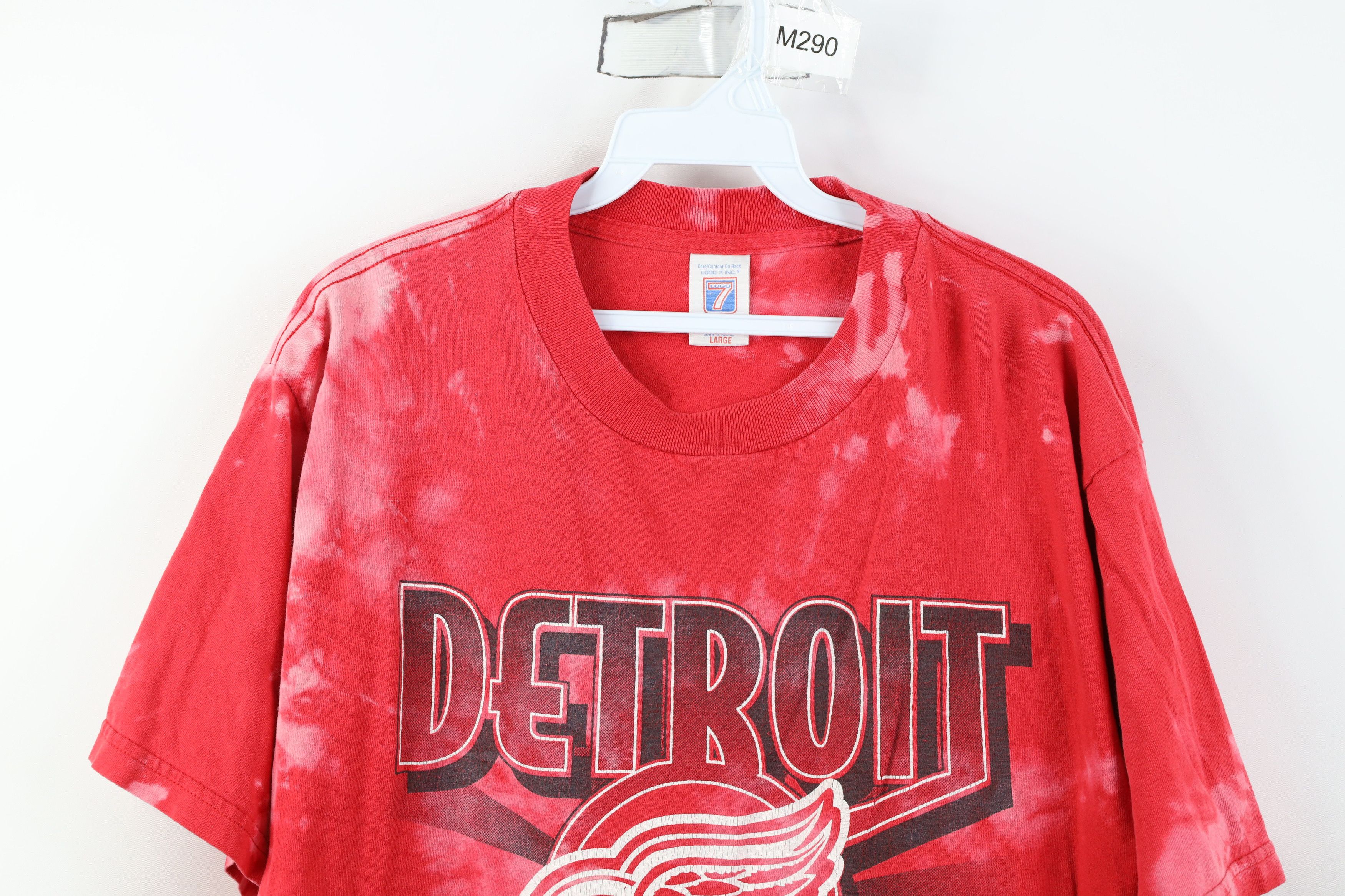 Vintage Vintage 90s Detroit Red Wings Hockey Short Sleeve T-Shirt Size US L / EU 52-54 / 3 - 2 Thumbnail