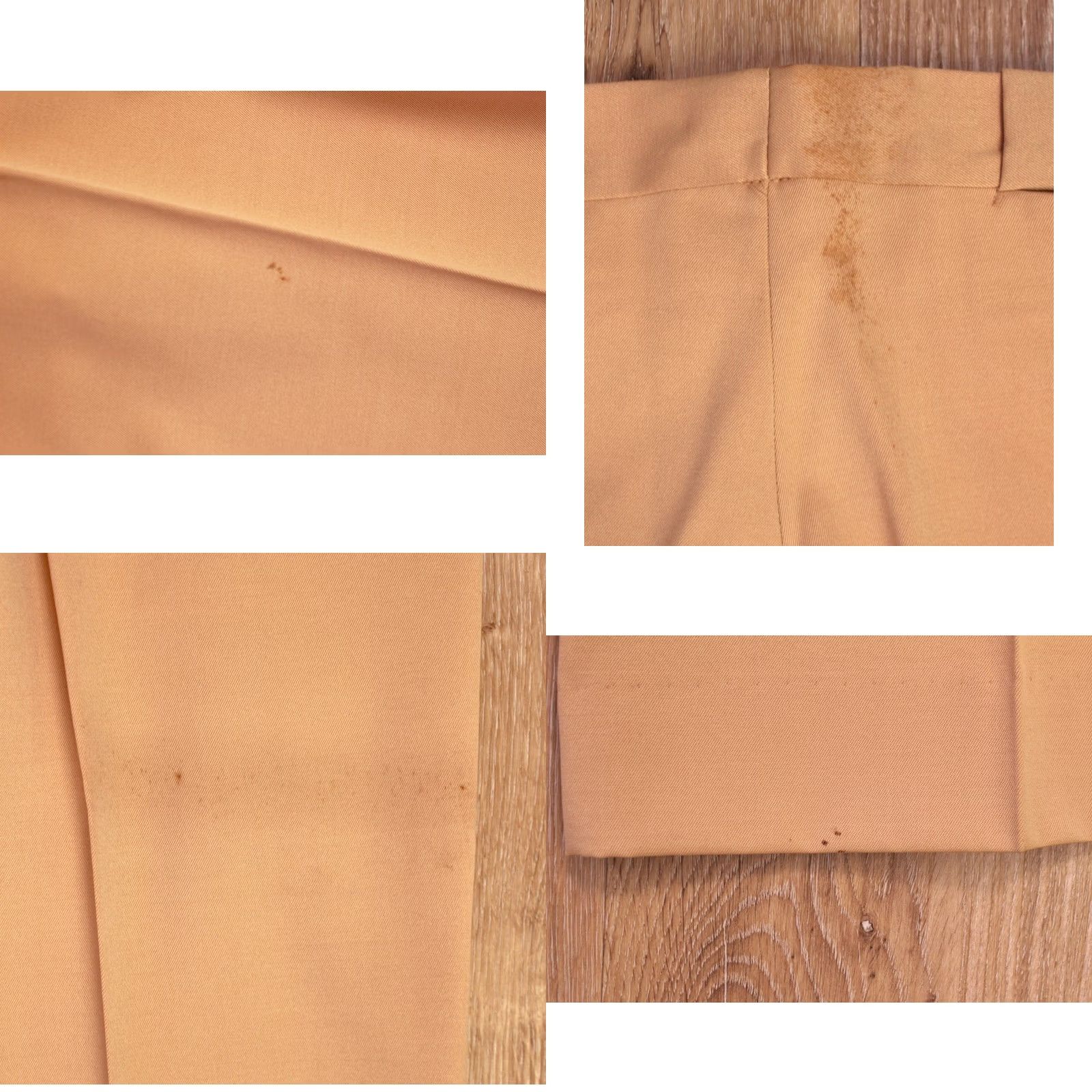 Bell VINTAGE Men's VTG NOS 1970s Khaki Flare Pants 32x32.5 70s Disco Bell Bottoms Male Size US 32 / EU 48 - 8 Thumbnail