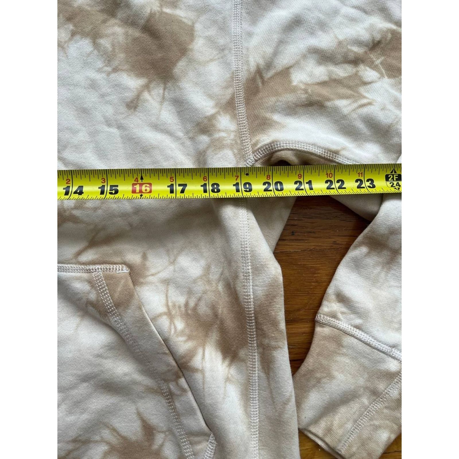 Rag & Bone Rag & Bone Men's Terry Tie Dye Popover Beige Medium A003142 Size US M / EU 48-50 / 2 - 7 Thumbnail