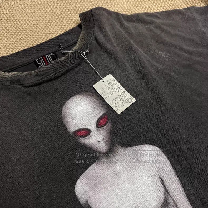 Saint Michael Saint Michael Dark aliens washed old short sleeves Size US XXL / EU 58 / 5 - 3 Thumbnail