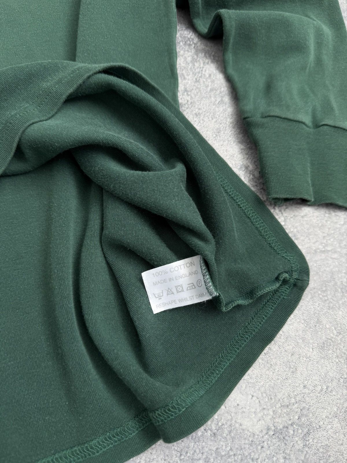 Sunspel Sunspel Forest Green Turtleneck Long Sleeve Sweatshirt Size US L / EU 52-54 / 3 - 11 Thumbnail