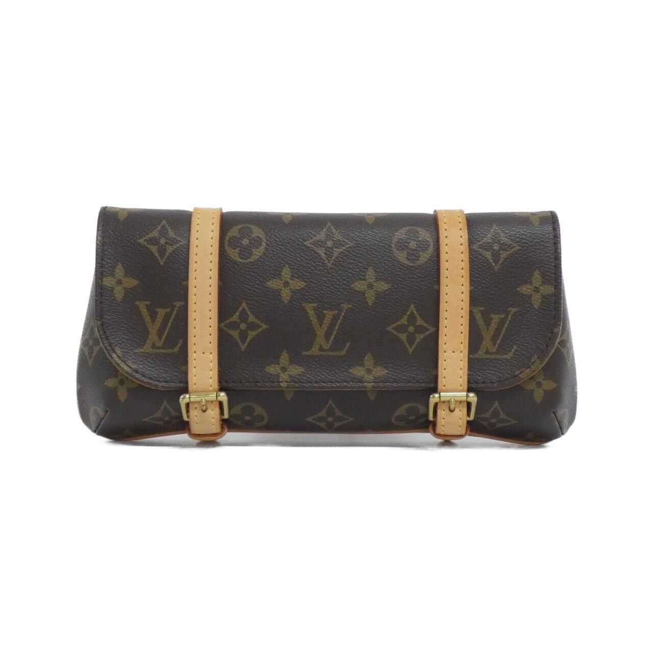 Louis Vuitton Louis Vuitton Louis Vuitton Monogram Waist Bag Textile Belt Bag M51159 DUTY FREE for USA Size ONE SIZE - 1 Thumbnail