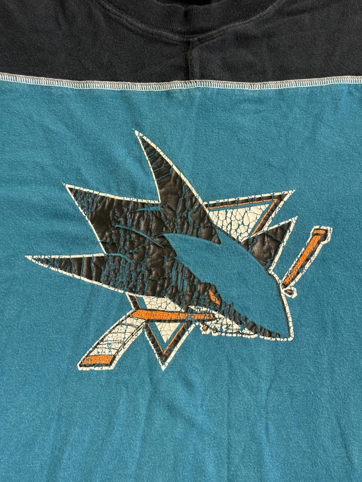 Reebok Vintage NHL San Jose Sharks LS T-shirt Reebok Face Off - M Size US L / EU 52-54 / 3 - 4 Thumbnail